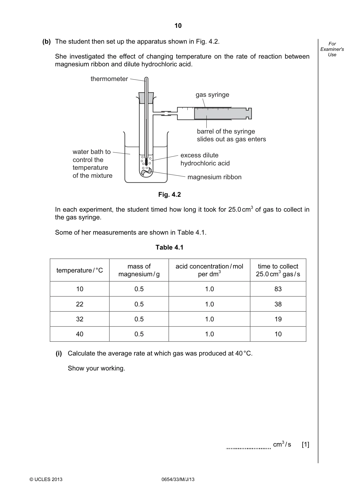 Cambridge IGCSE Sciences - Co-ordinated (Double) 0654 2013 May/June Paper 3 · Variant 3 question paper, page 10 of 32