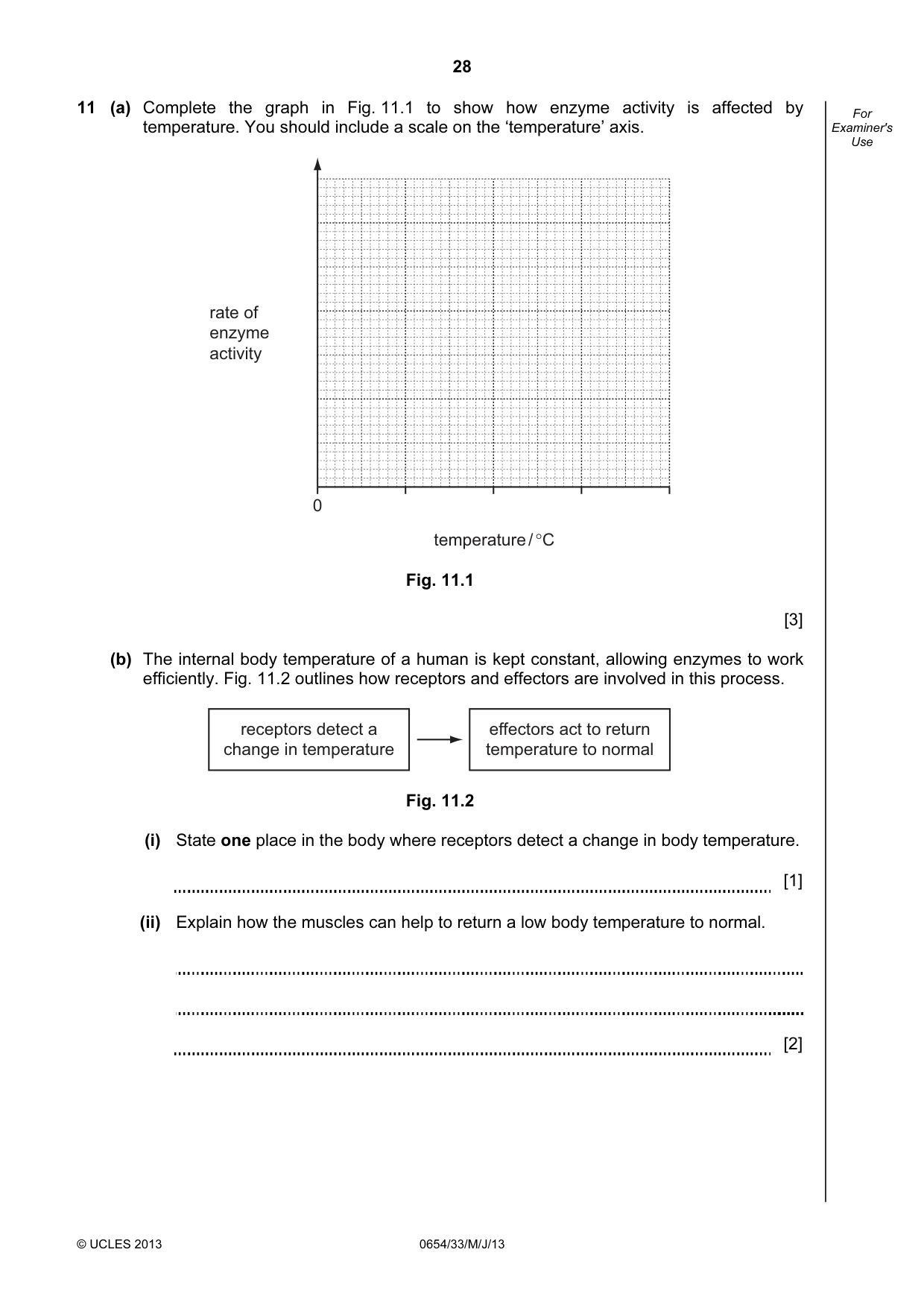 Cambridge IGCSE Sciences - Co-ordinated (Double) 0654 2013 May/June Paper 3 · Variant 3 question paper, page 28 of 32