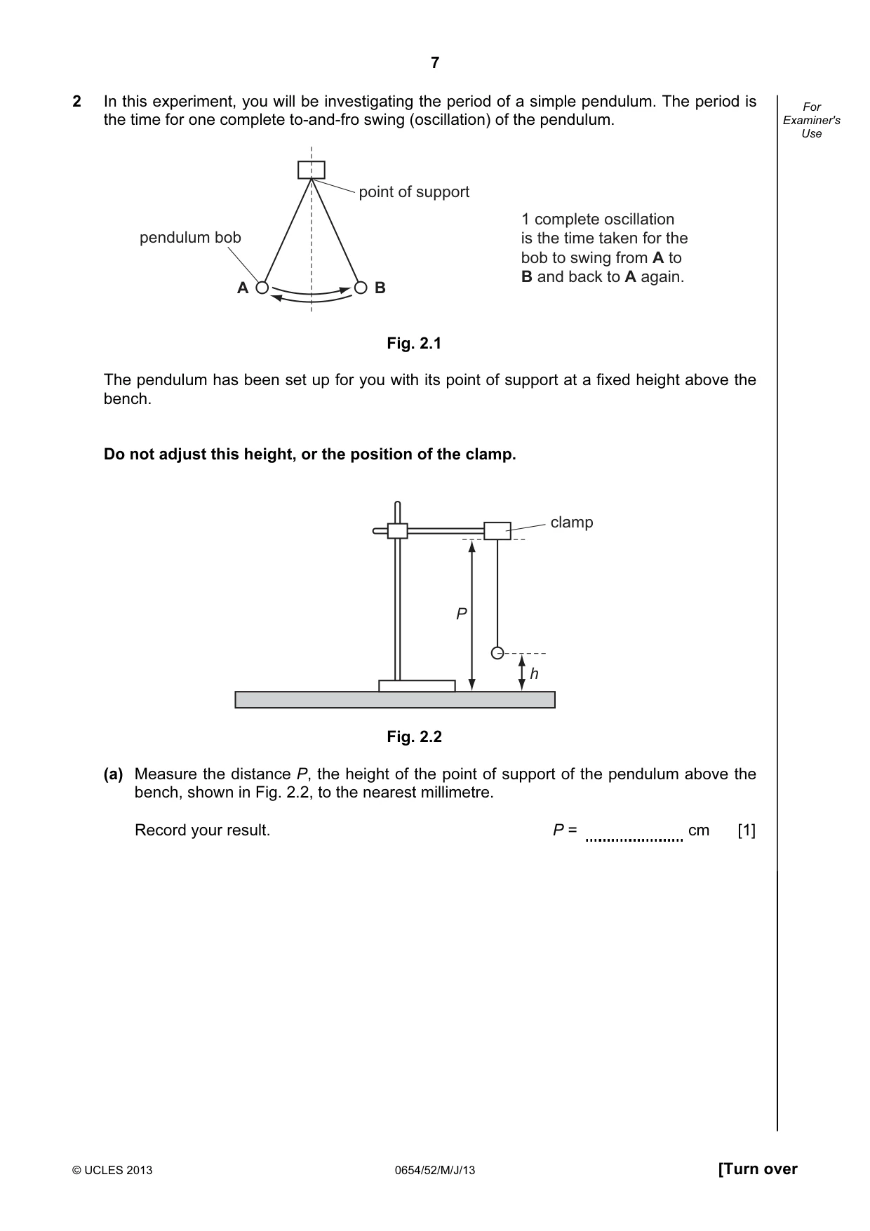 Cambridge IGCSE Sciences - Co-ordinated (Double) 0654 2013 May/June Paper 5 · Variant 2 question paper, page 7 of 16