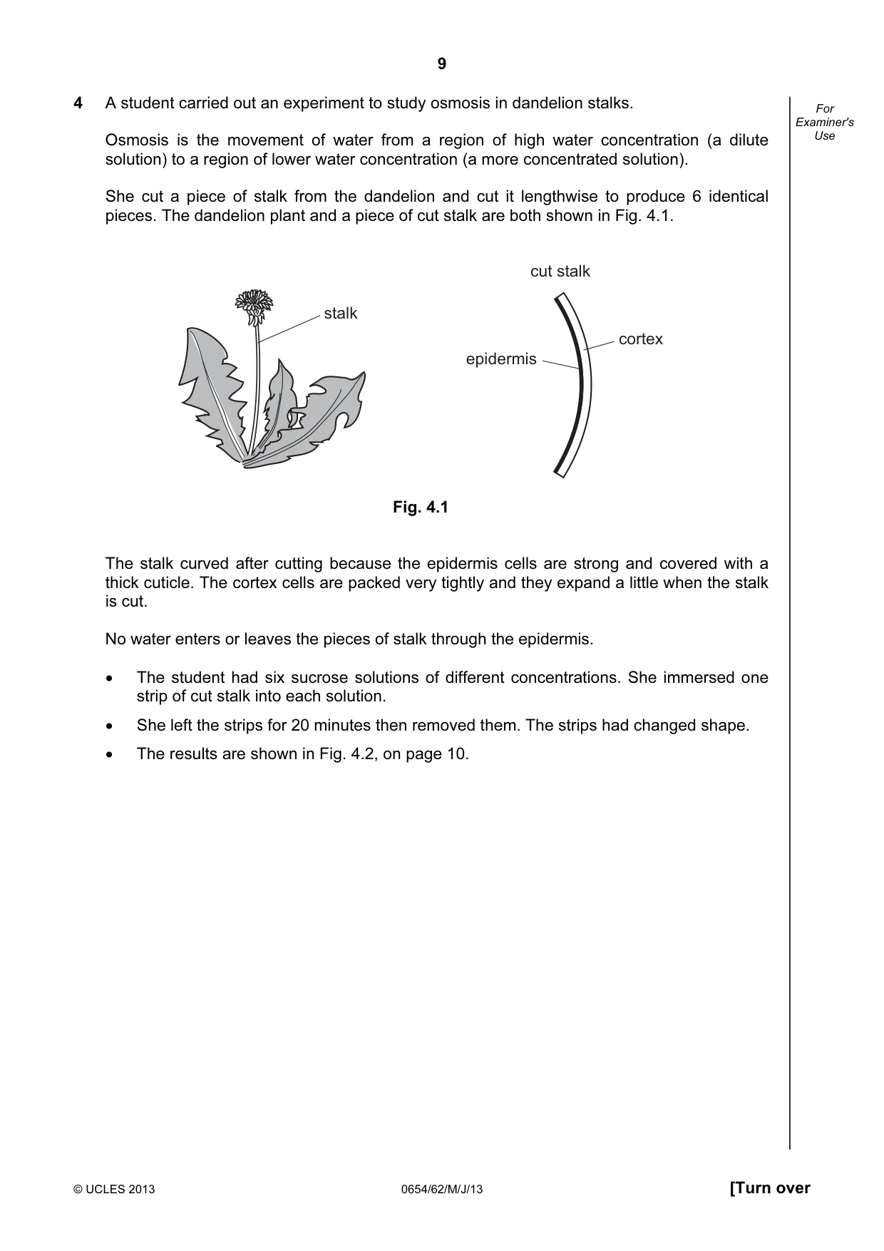 Cambridge IGCSE Sciences - Co-ordinated (Double) 0654 2013 May/June Paper 6 · Variant 2 question paper, page 9 of 20