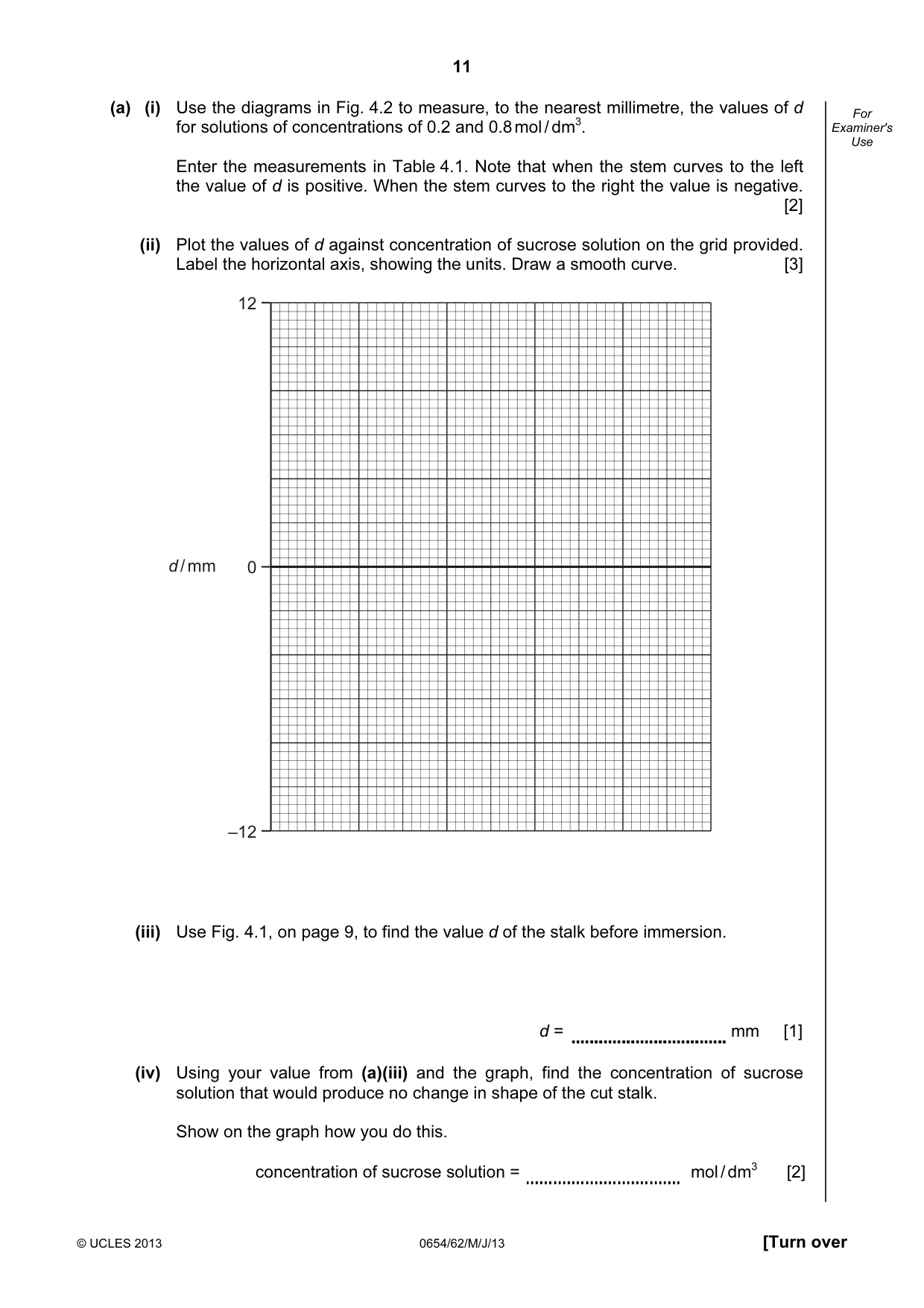Cambridge IGCSE Sciences - Co-ordinated (Double) 0654 2013 May/June Paper 6 · Variant 2 question paper, page 11 of 20