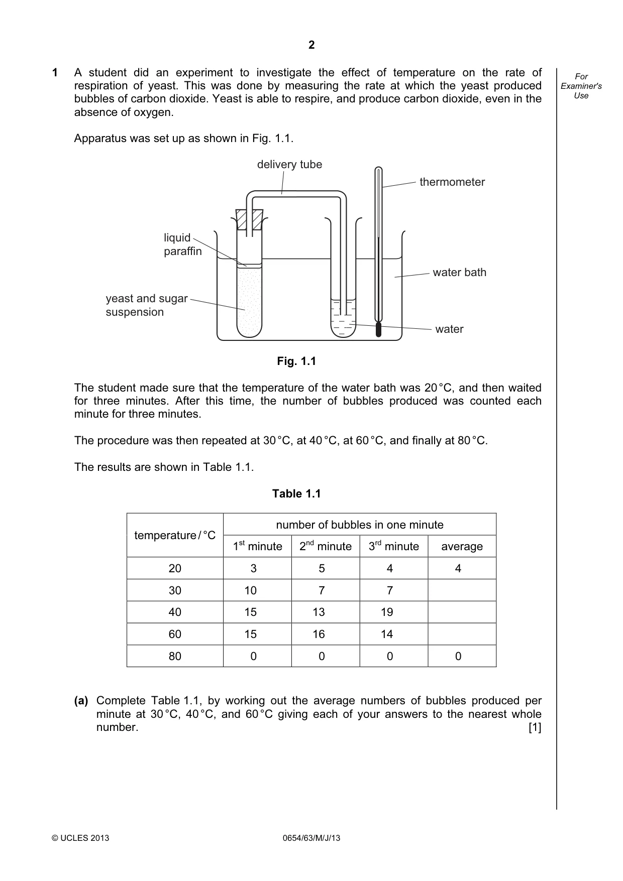 Cambridge IGCSE Sciences - Co-ordinated (Double) 0654 2013 May/June Paper 6 · Variant 3 question paper, page 2 of 20
