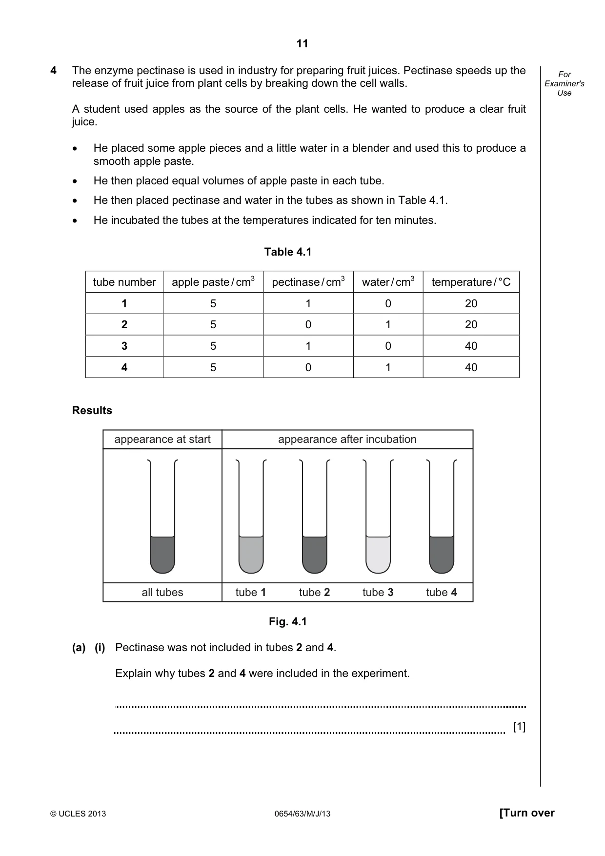 Cambridge IGCSE Sciences - Co-ordinated (Double) 0654 2013 May/June Paper 6 · Variant 3 question paper, page 11 of 20