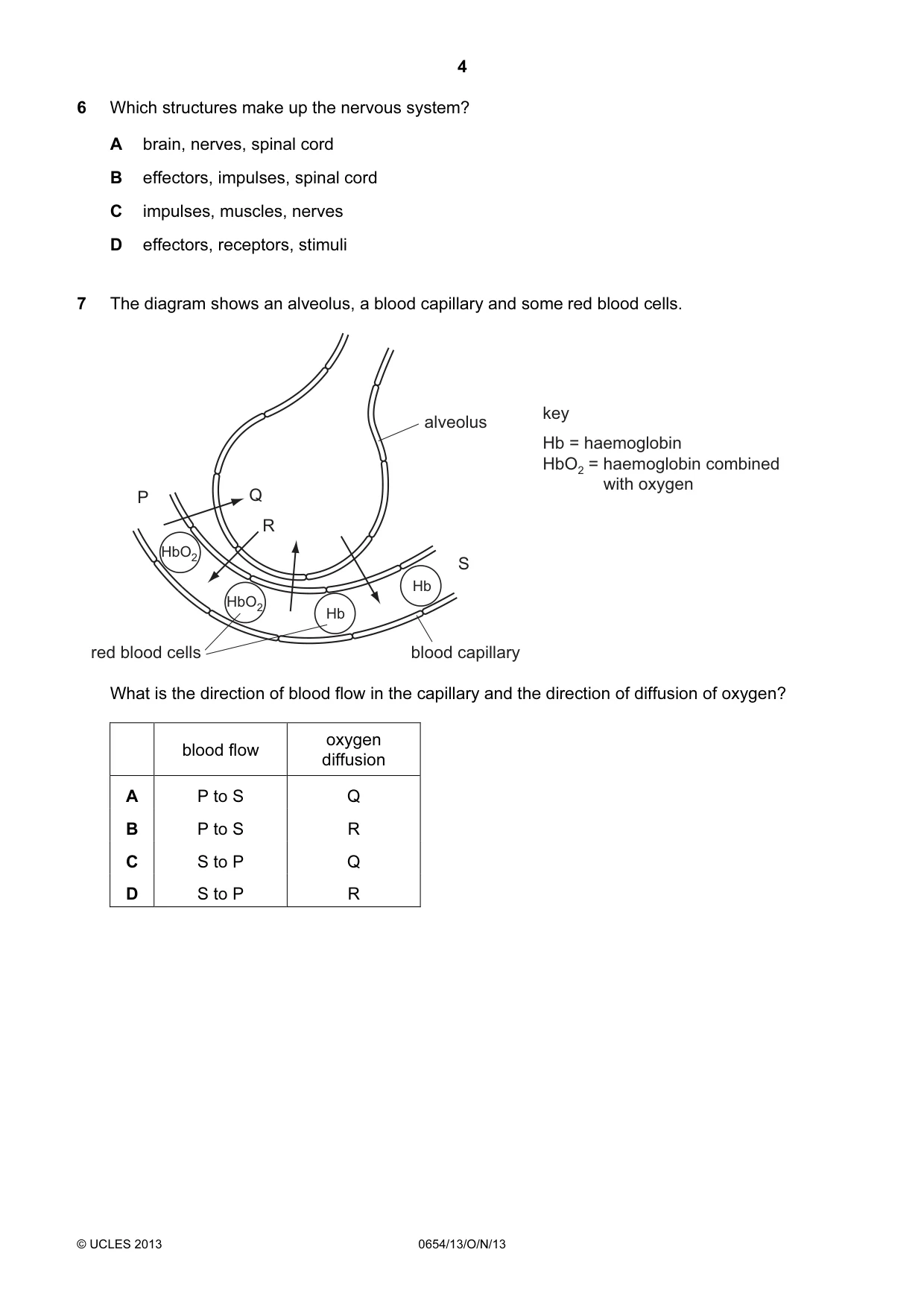 Cambridge IGCSE Sciences - Co-ordinated (Double) 0654 2013 Oct/Nov Paper 1 · Variant 3 question paper, page 4 of 20