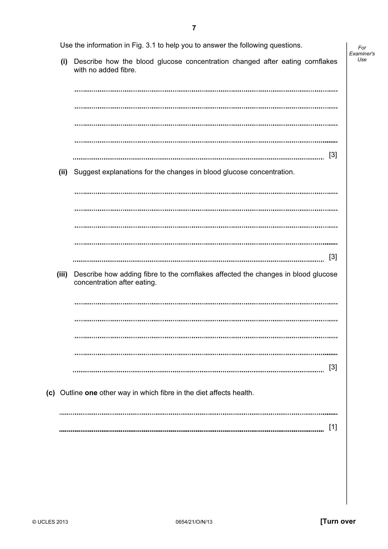 Cambridge IGCSE Sciences - Co-ordinated (Double) 0654 2013 Oct/Nov Paper 2 · Variant 1 question paper, page 7 of 32