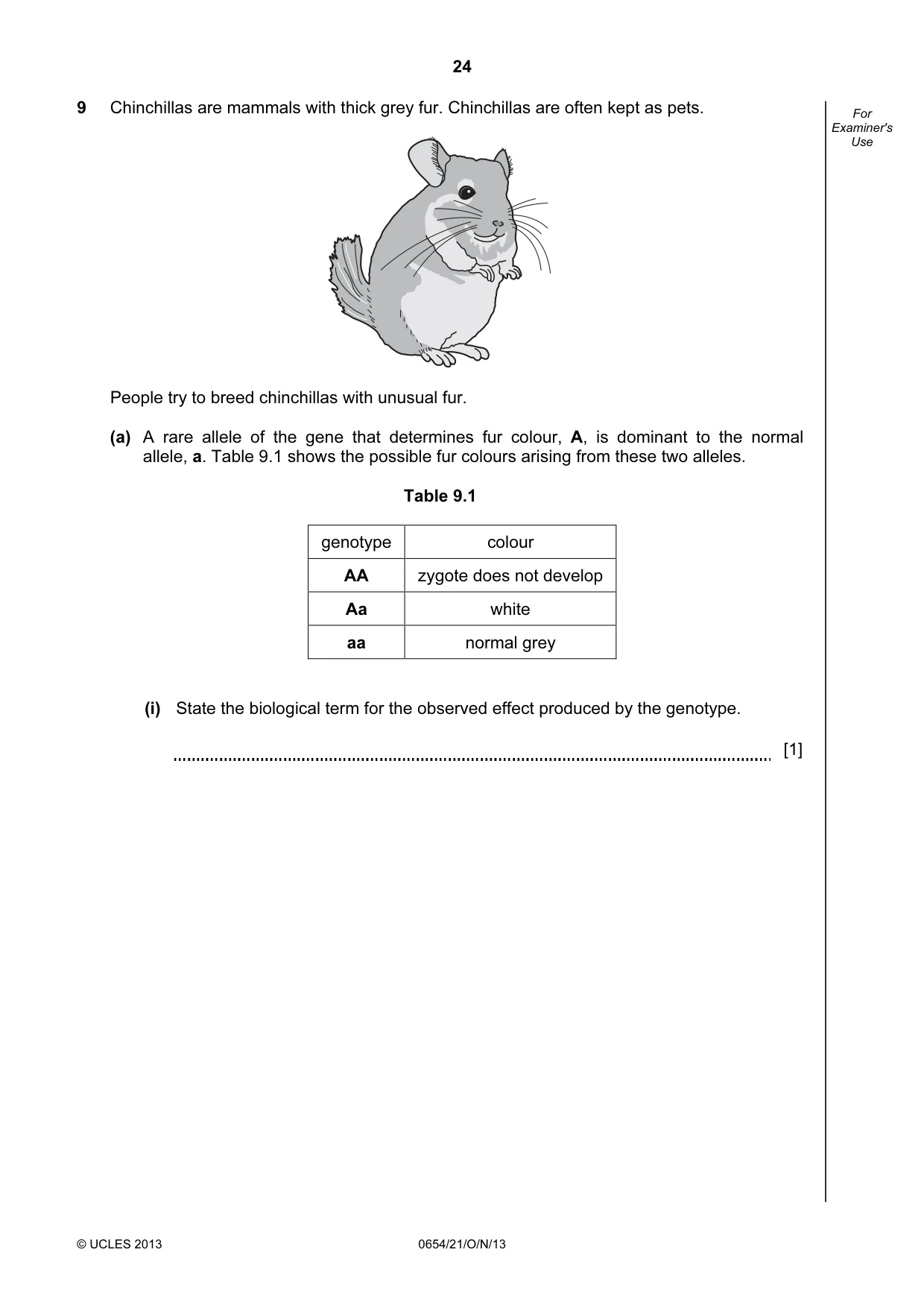Cambridge IGCSE Sciences - Co-ordinated (Double) 0654 2013 Oct/Nov Paper 2 · Variant 1 question paper, page 24 of 32