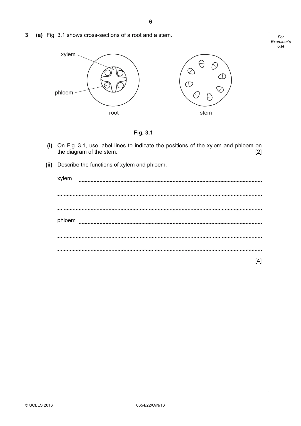 Cambridge IGCSE Sciences - Co-ordinated (Double) 0654 2013 Oct/Nov Paper 2 · Variant 2 question paper, page 6 of 28
