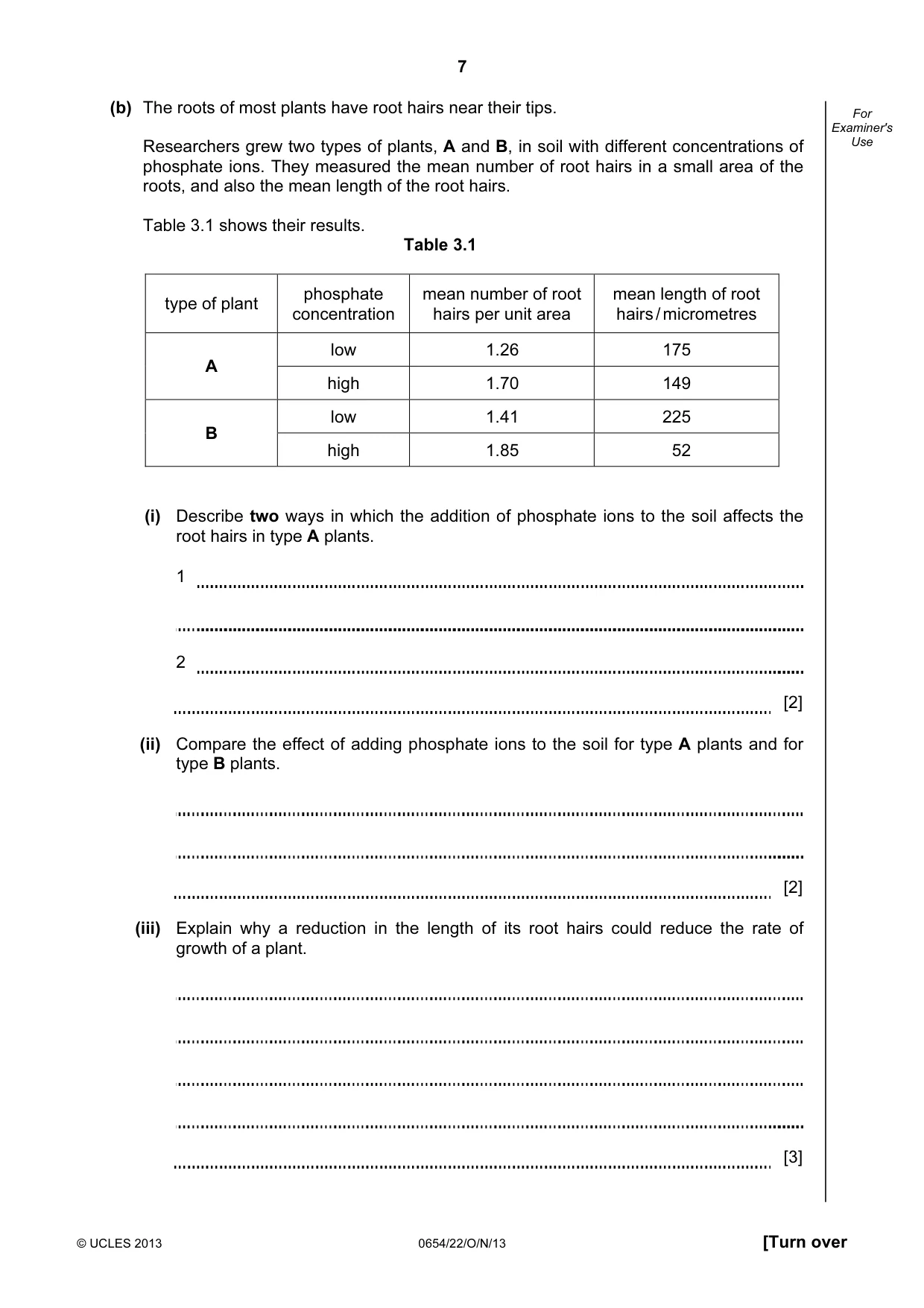 Cambridge IGCSE Sciences - Co-ordinated (Double) 0654 2013 Oct/Nov Paper 2 · Variant 2 question paper, page 7 of 28