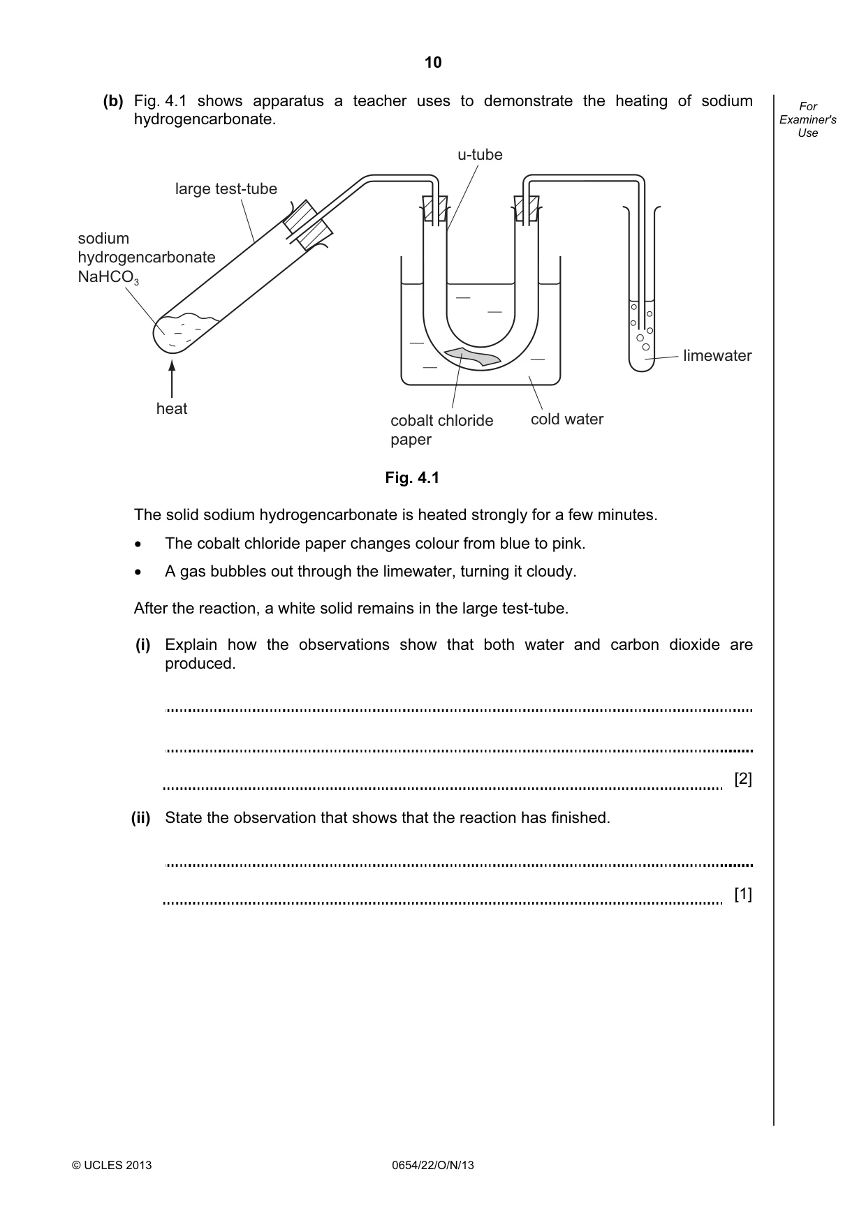 Cambridge IGCSE Sciences - Co-ordinated (Double) 0654 2013 Oct/Nov Paper 2 · Variant 2 question paper, page 10 of 28