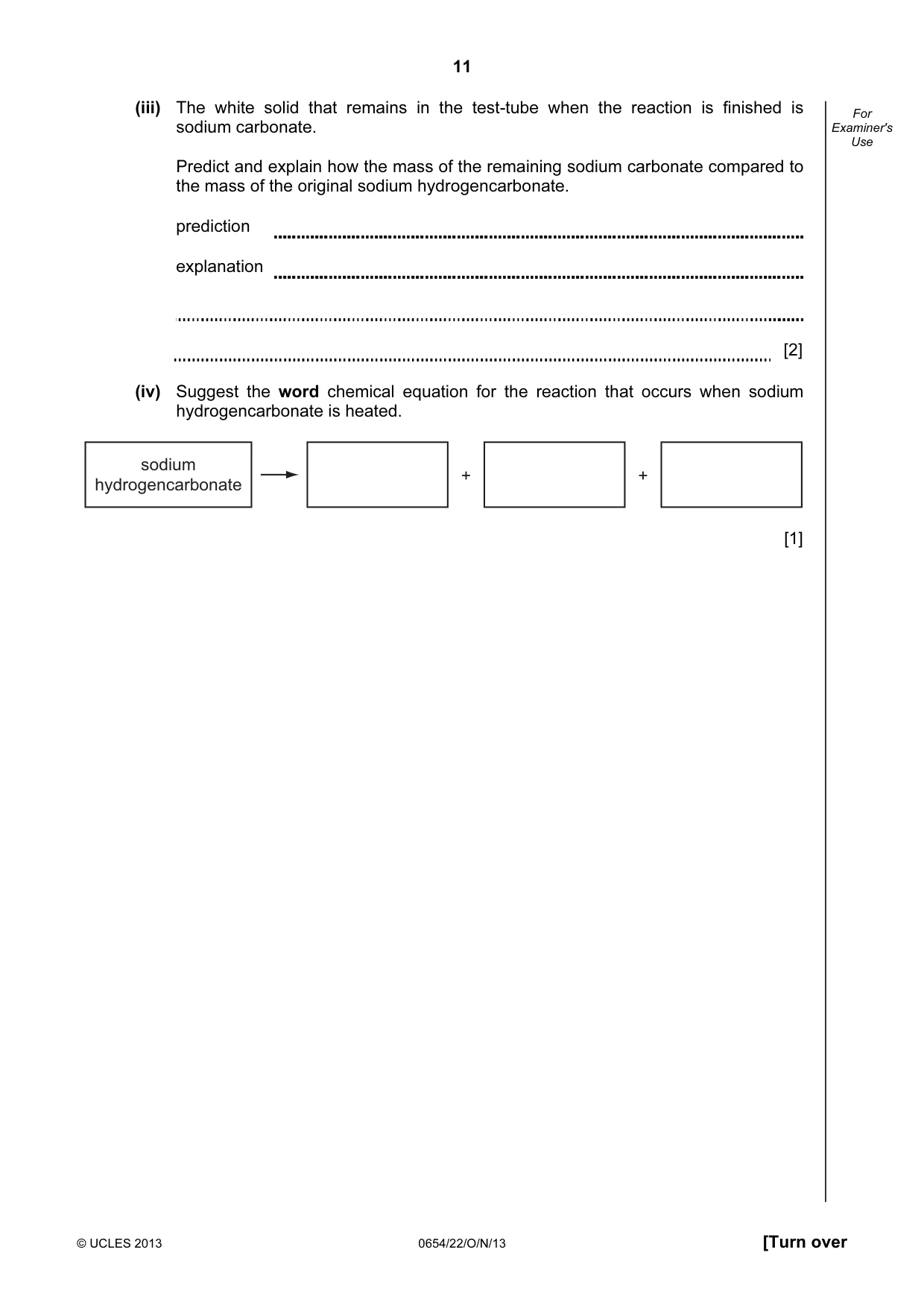 Cambridge IGCSE Sciences - Co-ordinated (Double) 0654 2013 Oct/Nov Paper 2 · Variant 2 question paper, page 11 of 28