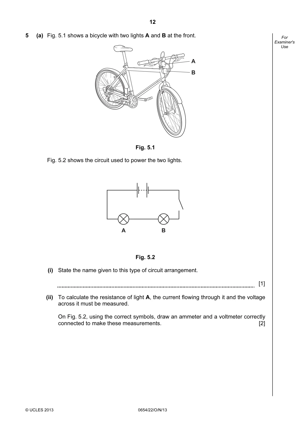Cambridge IGCSE Sciences - Co-ordinated (Double) 0654 2013 Oct/Nov Paper 2 · Variant 2 question paper, page 12 of 28