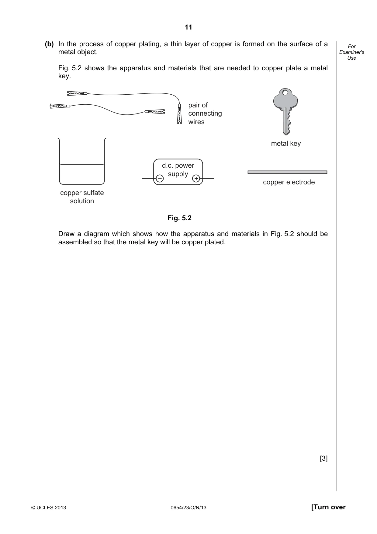 Cambridge IGCSE Sciences - Co-ordinated (Double) 0654 2013 Oct/Nov Paper 2 · Variant 3 question paper, page 11 of 28