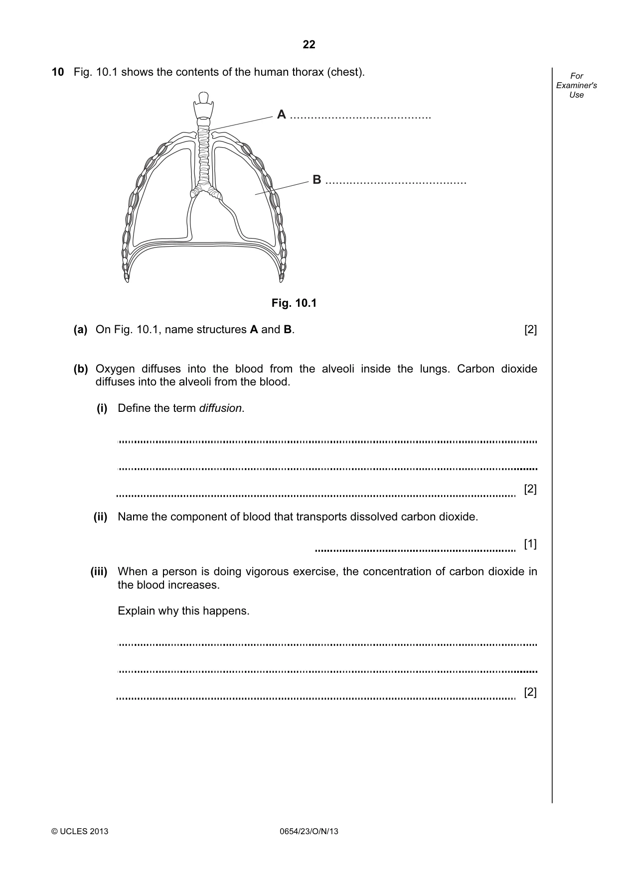 Cambridge IGCSE Sciences - Co-ordinated (Double) 0654 2013 Oct/Nov Paper 2 · Variant 3 question paper, page 22 of 28
