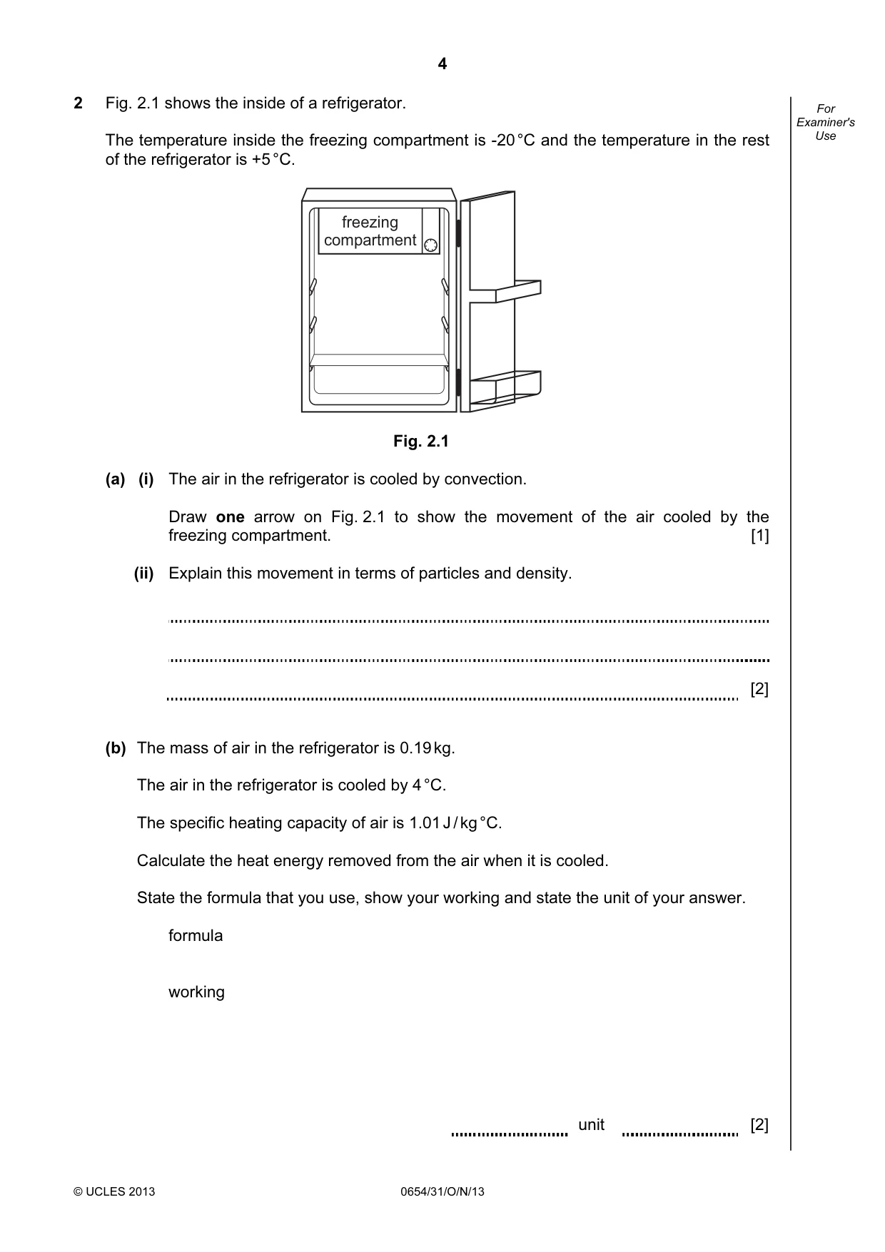 Cambridge IGCSE Sciences - Co-ordinated (Double) 0654 2013 Oct/Nov Paper 3 · Variant 1 question paper, page 4 of 36