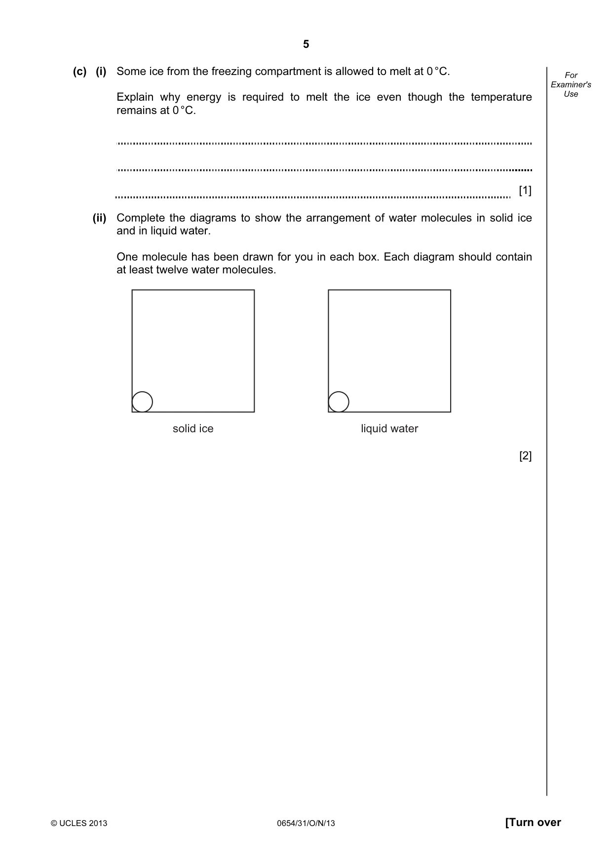 Cambridge IGCSE Sciences - Co-ordinated (Double) 0654 2013 Oct/Nov Paper 3 · Variant 1 question paper, page 5 of 36