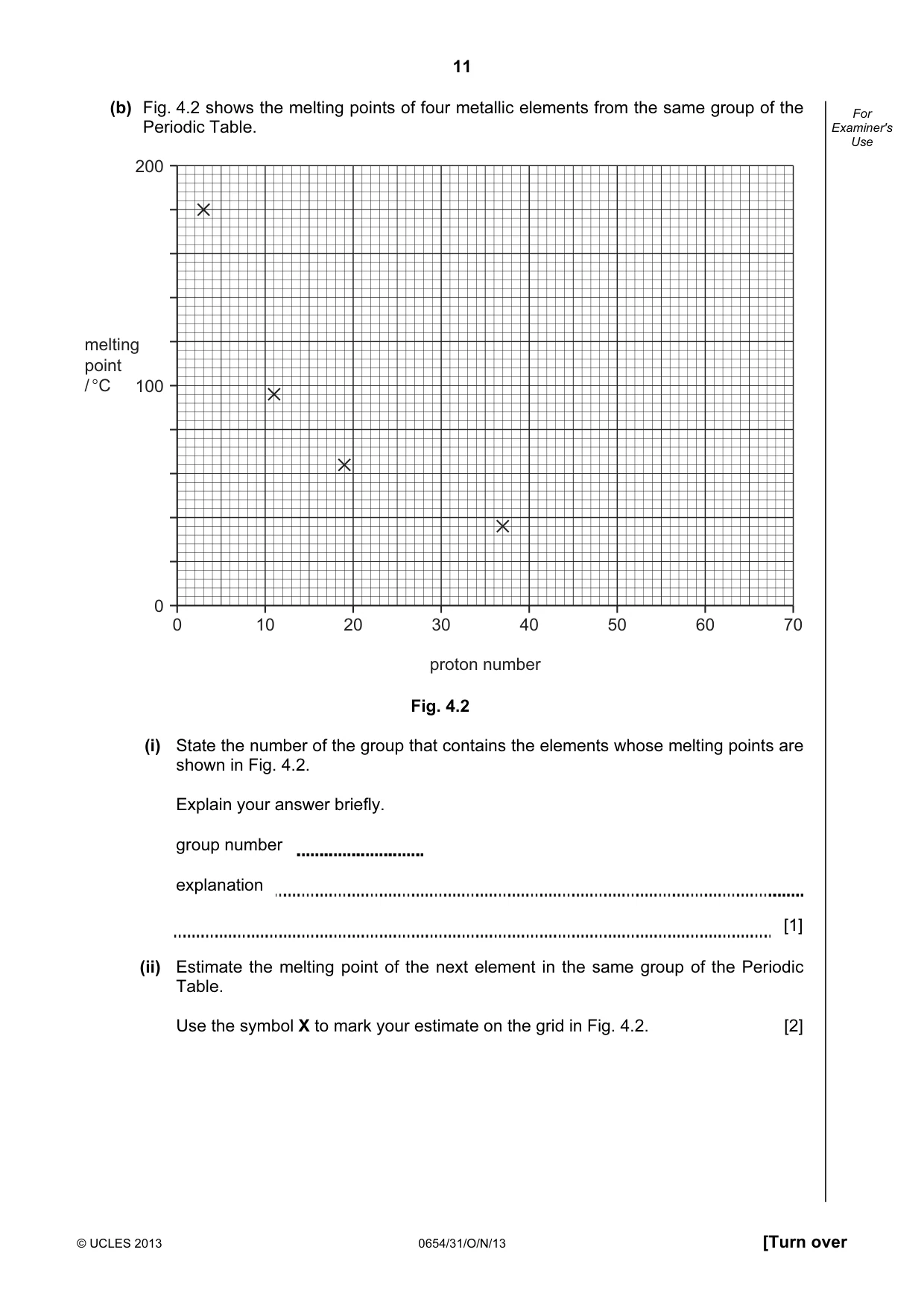 Cambridge IGCSE Sciences - Co-ordinated (Double) 0654 2013 Oct/Nov Paper 3 · Variant 1 question paper, page 11 of 36