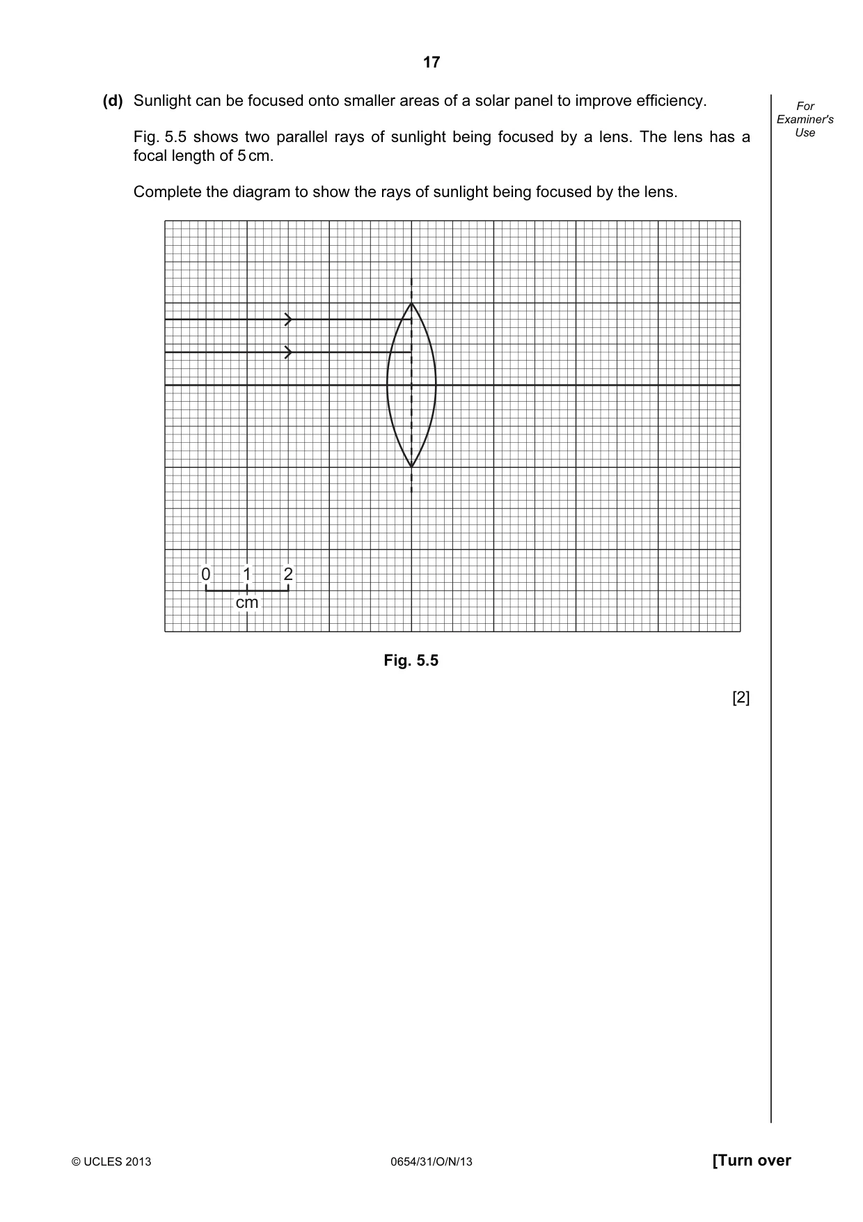 Cambridge IGCSE Sciences - Co-ordinated (Double) 0654 2013 Oct/Nov Paper 3 · Variant 1 question paper, page 17 of 36