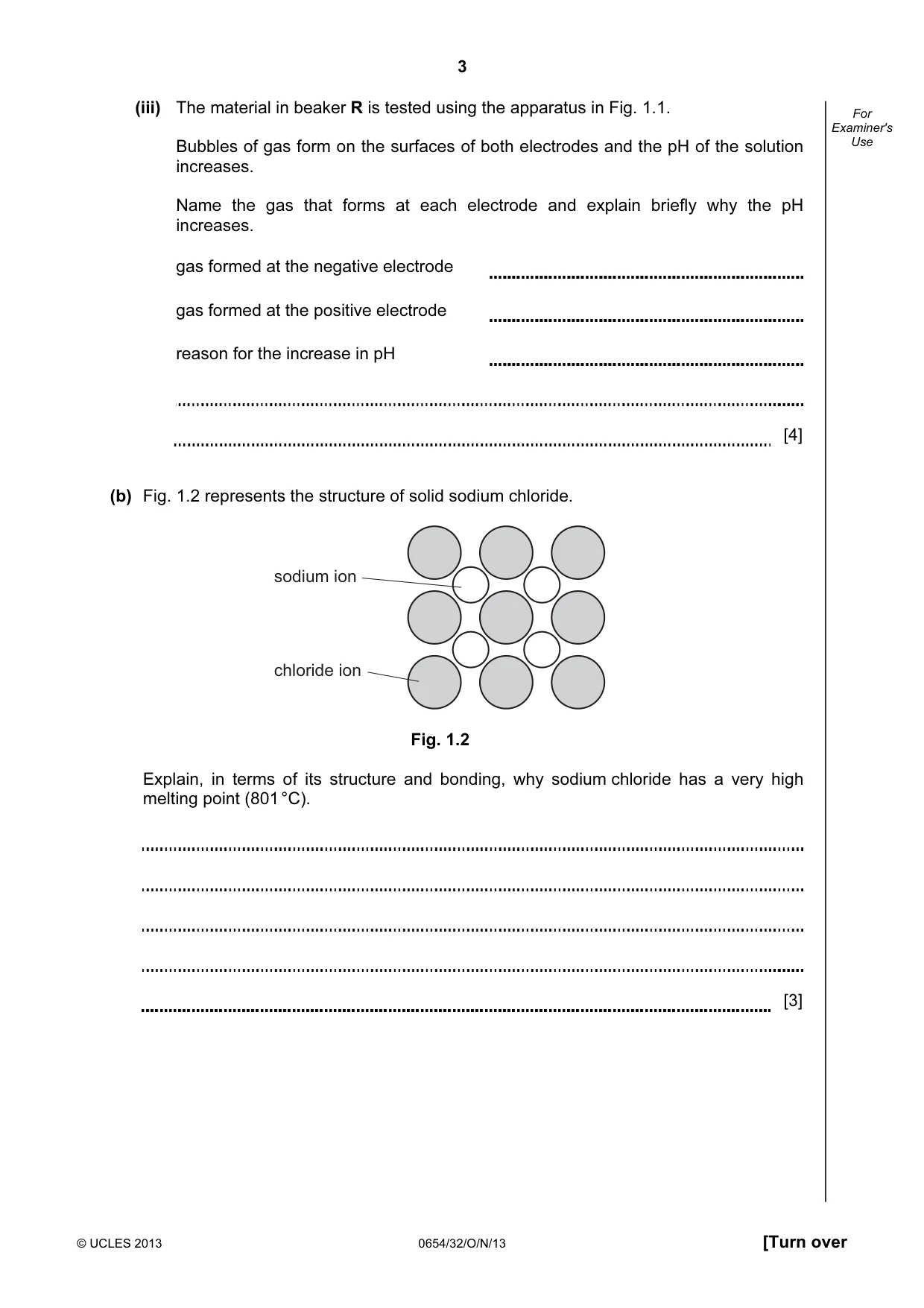 Cambridge IGCSE Sciences - Co-ordinated (Double) 0654 2013 Oct/Nov Paper 3 · Variant 2 question paper, page 3 of 28