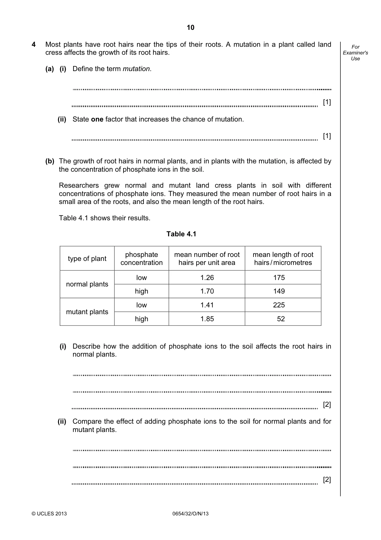 Cambridge IGCSE Sciences - Co-ordinated (Double) 0654 2013 Oct/Nov Paper 3 · Variant 2 question paper, page 10 of 28