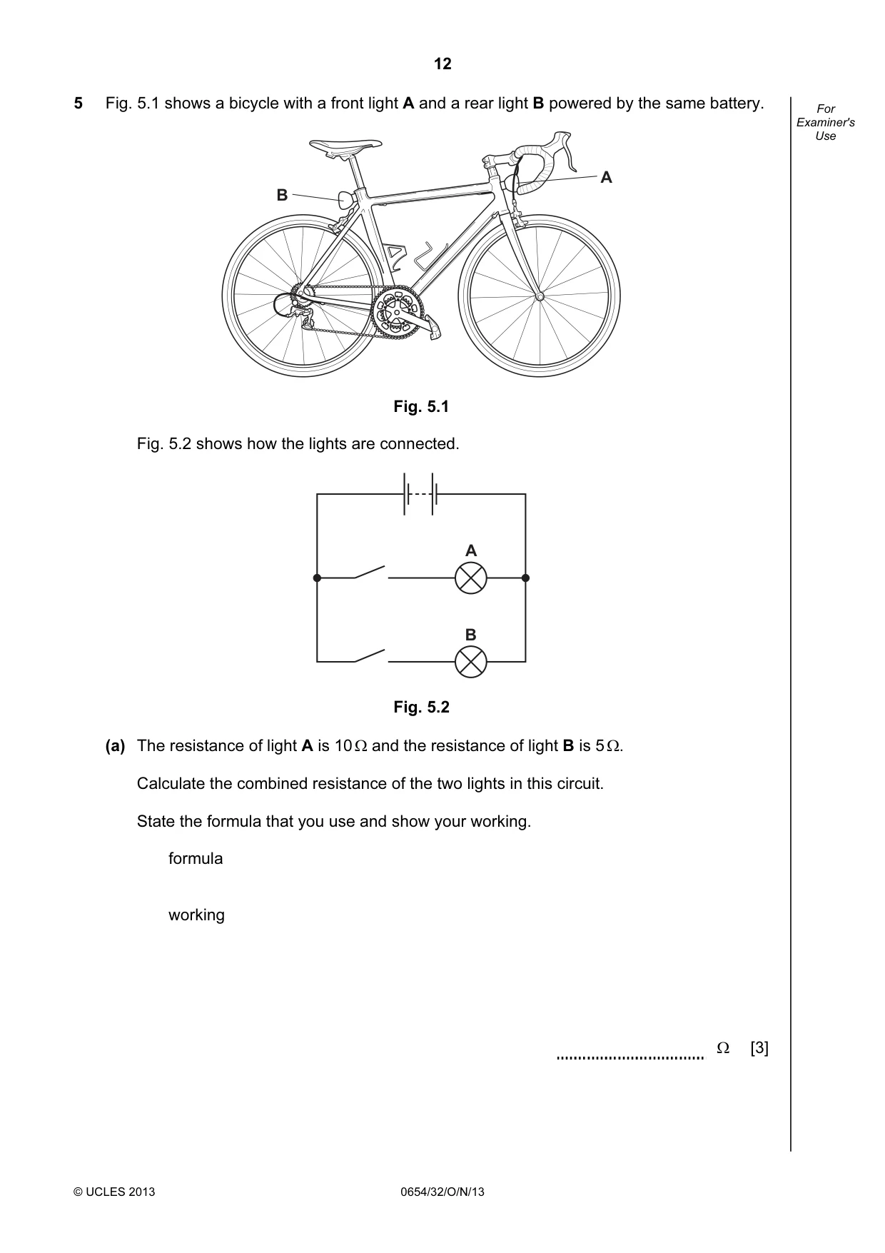 Cambridge IGCSE Sciences - Co-ordinated (Double) 0654 2013 Oct/Nov Paper 3 · Variant 2 question paper, page 12 of 28