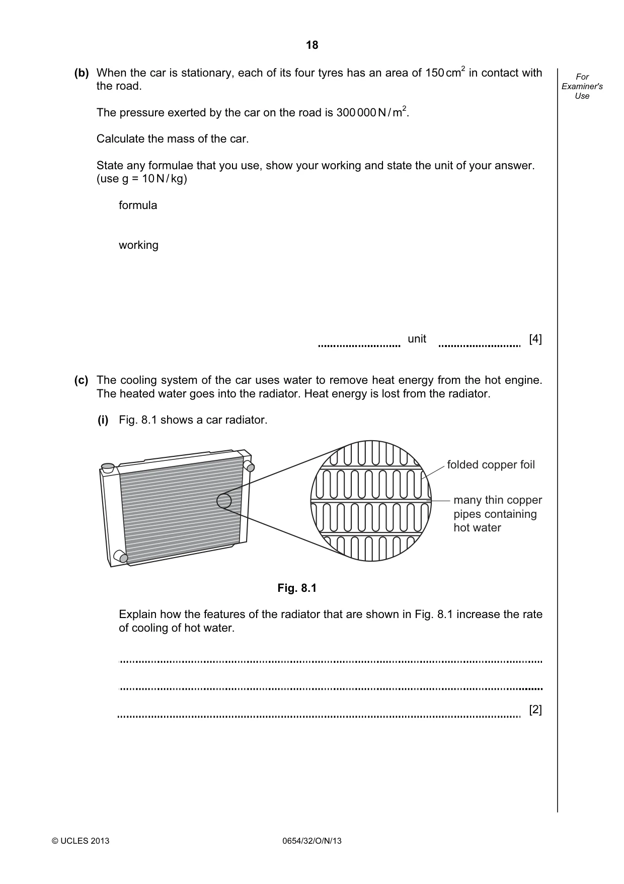 Cambridge IGCSE Sciences - Co-ordinated (Double) 0654 2013 Oct/Nov Paper 3 · Variant 2 question paper, page 18 of 28
