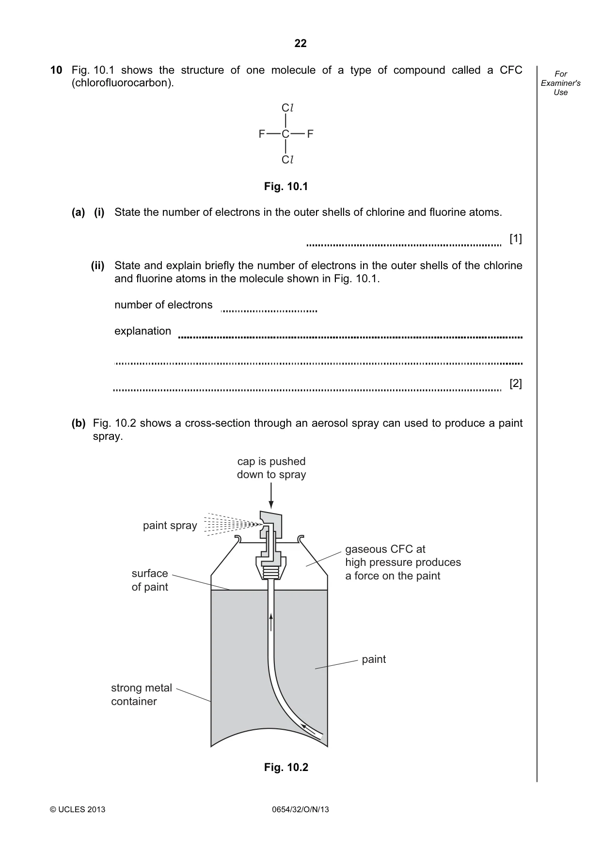 Cambridge IGCSE Sciences - Co-ordinated (Double) 0654 2013 Oct/Nov Paper 3 · Variant 2 question paper, page 22 of 28
