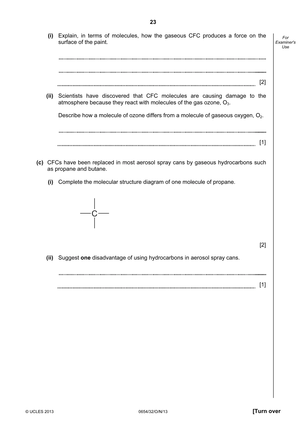 Cambridge IGCSE Sciences - Co-ordinated (Double) 0654 2013 Oct/Nov Paper 3 · Variant 2 question paper, page 23 of 28