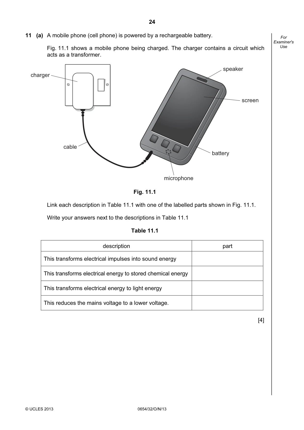 Cambridge IGCSE Sciences - Co-ordinated (Double) 0654 2013 Oct/Nov Paper 3 · Variant 2 question paper, page 24 of 28