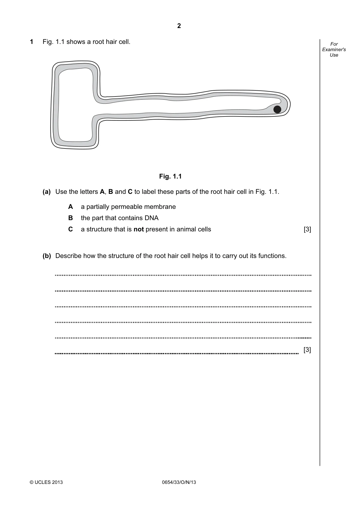 Cambridge IGCSE Sciences - Co-ordinated (Double) 0654 2013 Oct/Nov Paper 3 · Variant 3 question paper, page 2 of 32