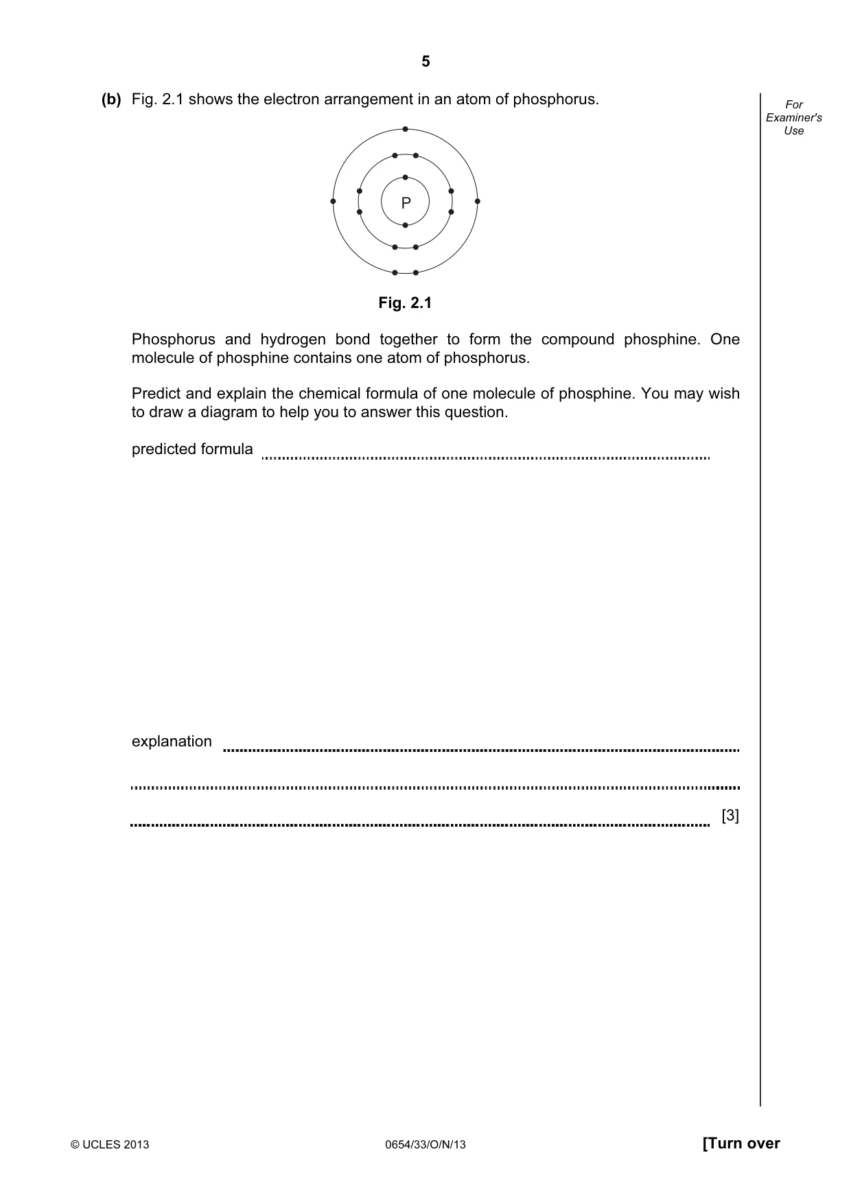 Cambridge IGCSE Sciences - Co-ordinated (Double) 0654 2013 Oct/Nov Paper 3 · Variant 3 question paper, page 5 of 32
