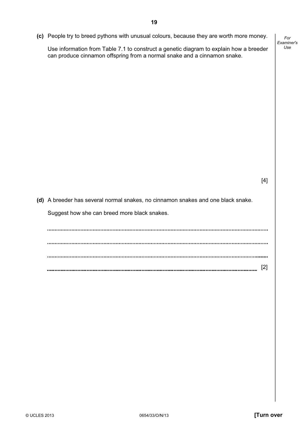 Cambridge IGCSE Sciences - Co-ordinated (Double) 0654 2013 Oct/Nov Paper 3 · Variant 3 question paper, page 19 of 32