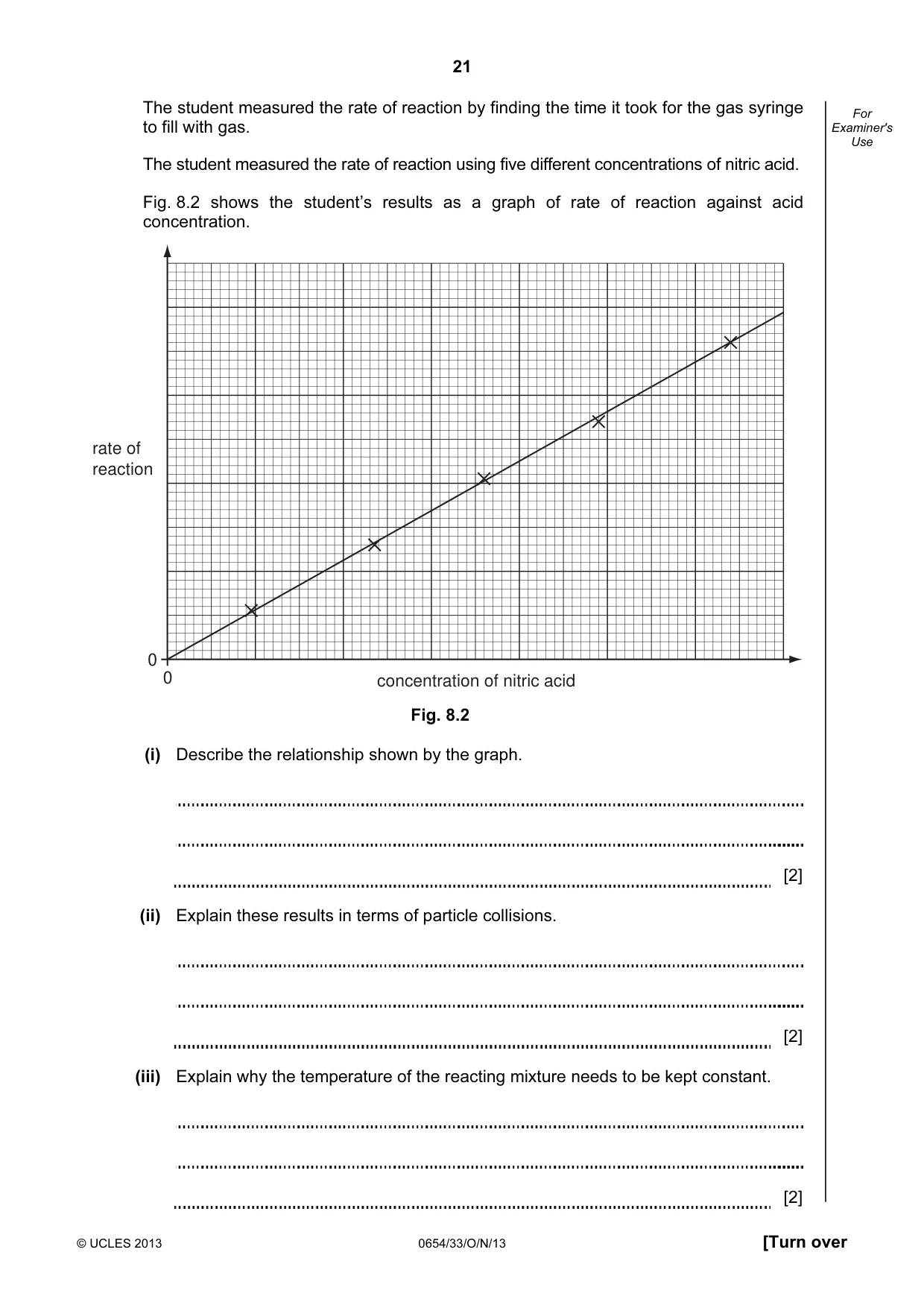 Cambridge IGCSE Sciences - Co-ordinated (Double) 0654 2013 Oct/Nov Paper 3 · Variant 3 question paper, page 21 of 32