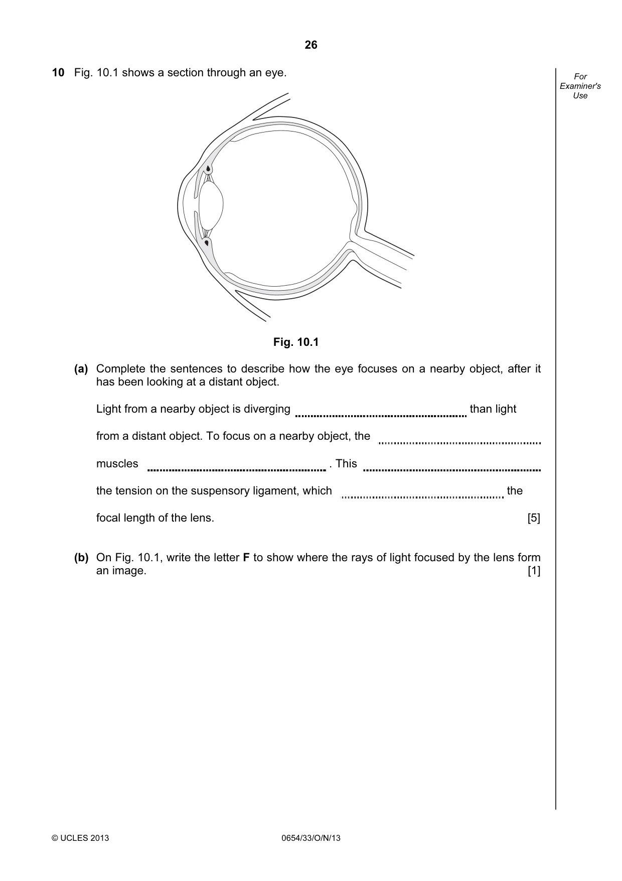 Cambridge IGCSE Sciences - Co-ordinated (Double) 0654 2013 Oct/Nov Paper 3 · Variant 3 question paper, page 26 of 32