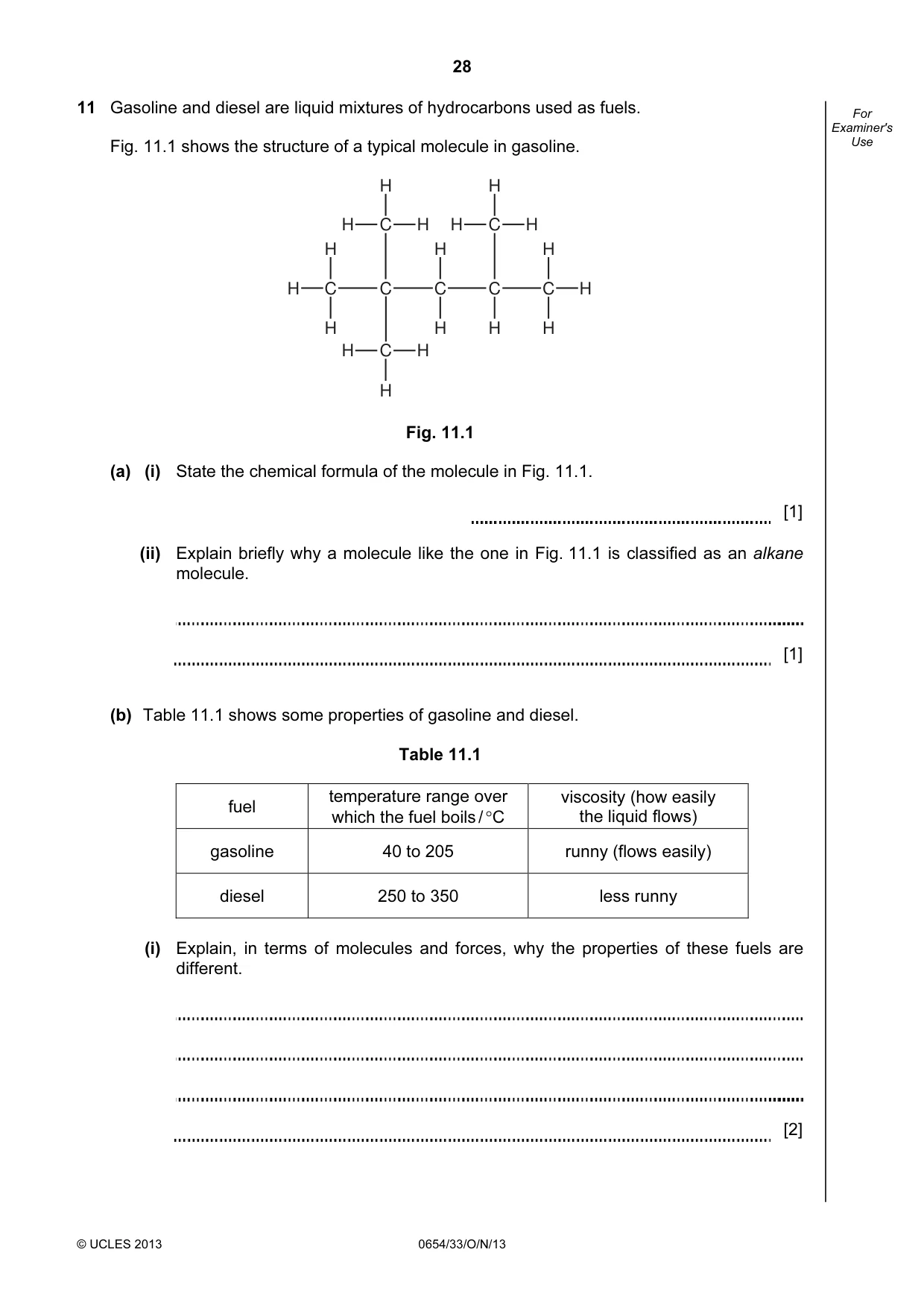Cambridge IGCSE Sciences - Co-ordinated (Double) 0654 2013 Oct/Nov Paper 3 · Variant 3 question paper, page 28 of 32