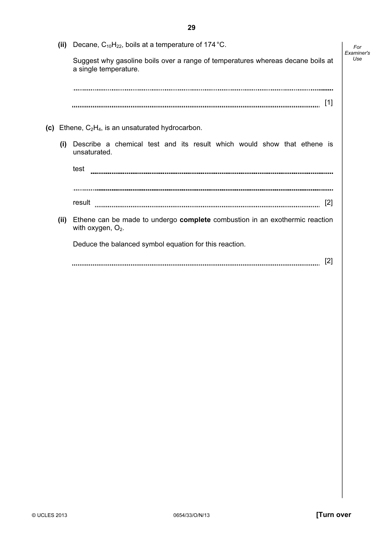 Cambridge IGCSE Sciences - Co-ordinated (Double) 0654 2013 Oct/Nov Paper 3 · Variant 3 question paper, page 29 of 32