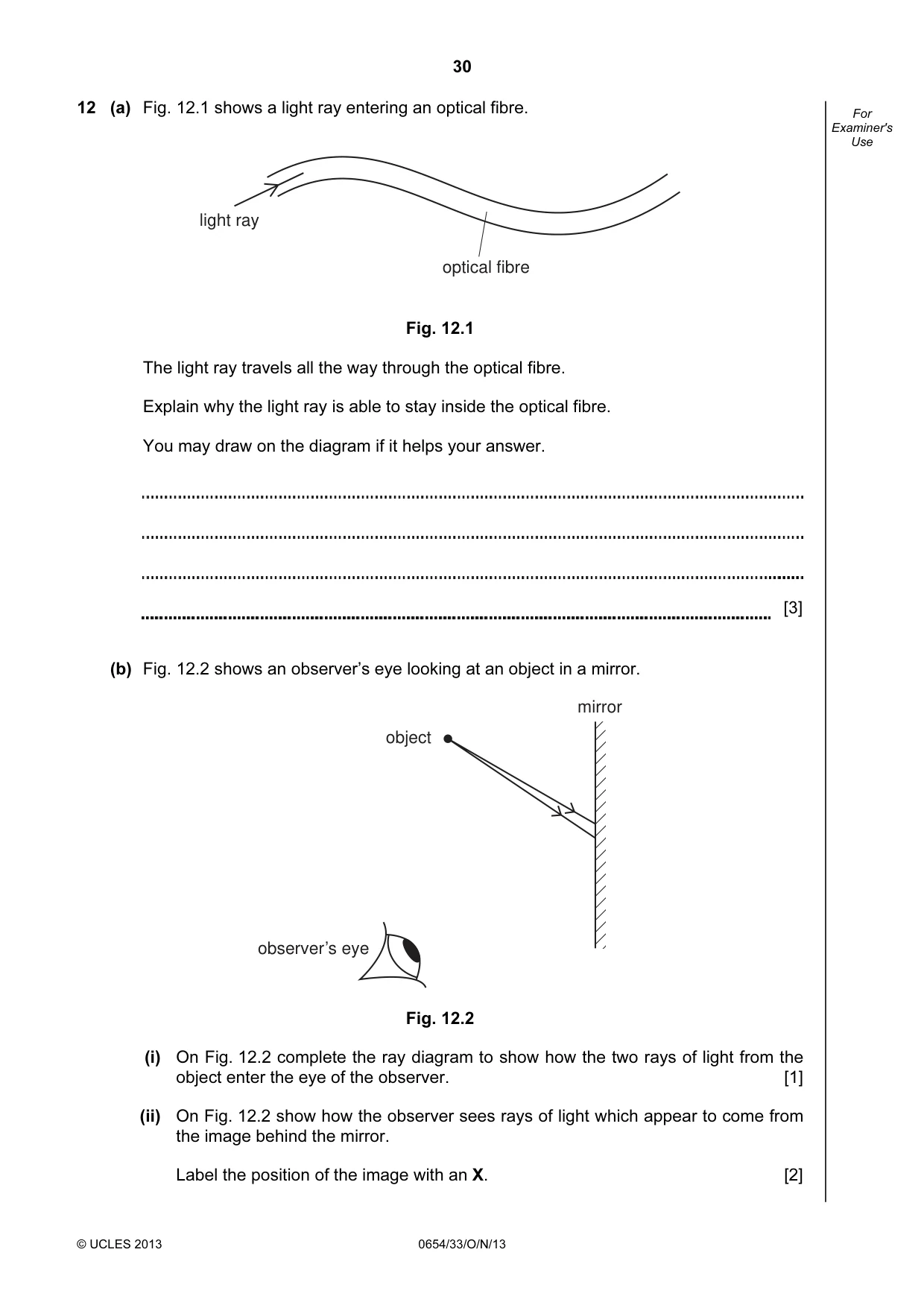 Cambridge IGCSE Sciences - Co-ordinated (Double) 0654 2013 Oct/Nov Paper 3 · Variant 3 question paper, page 30 of 32
