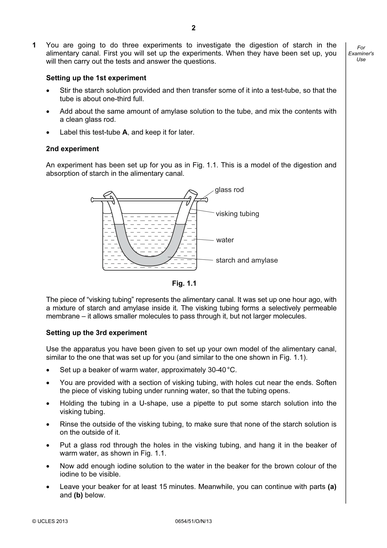 Cambridge IGCSE Sciences - Co-ordinated (Double) 0654 2013 Oct/Nov Paper 5 · Variant 1 question paper, page 2 of 12