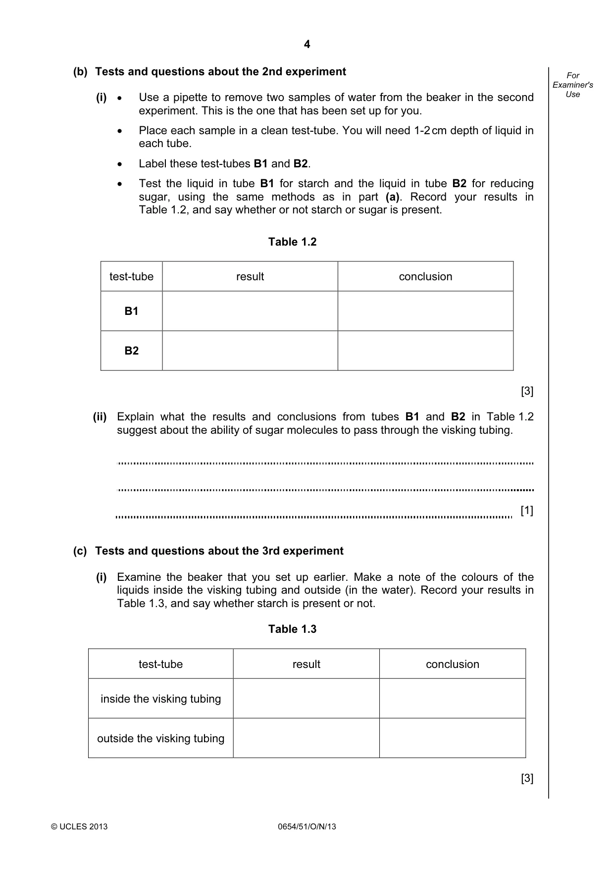 Cambridge IGCSE Sciences - Co-ordinated (Double) 0654 2013 Oct/Nov Paper 5 · Variant 1 question paper, page 4 of 12