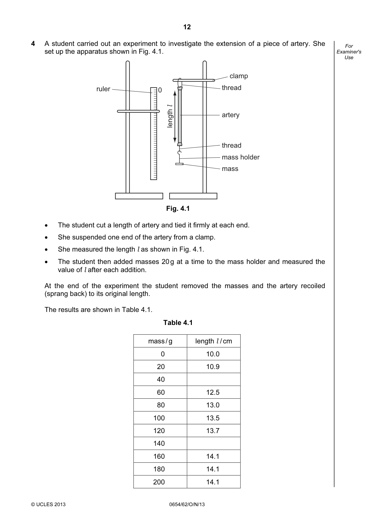 Cambridge IGCSE Sciences - Co-ordinated (Double) 0654 2013 Oct/Nov Paper 6 · Variant 2 question paper, page 12 of 20