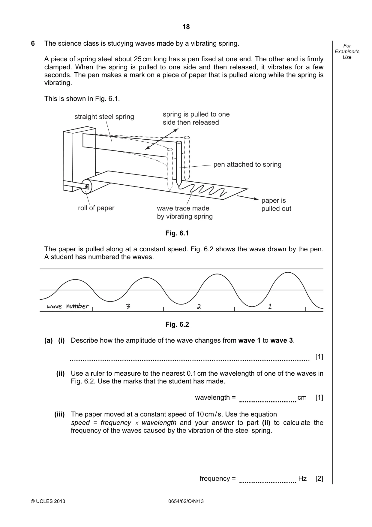 Cambridge IGCSE Sciences - Co-ordinated (Double) 0654 2013 Oct/Nov Paper 6 · Variant 2 question paper, page 18 of 20