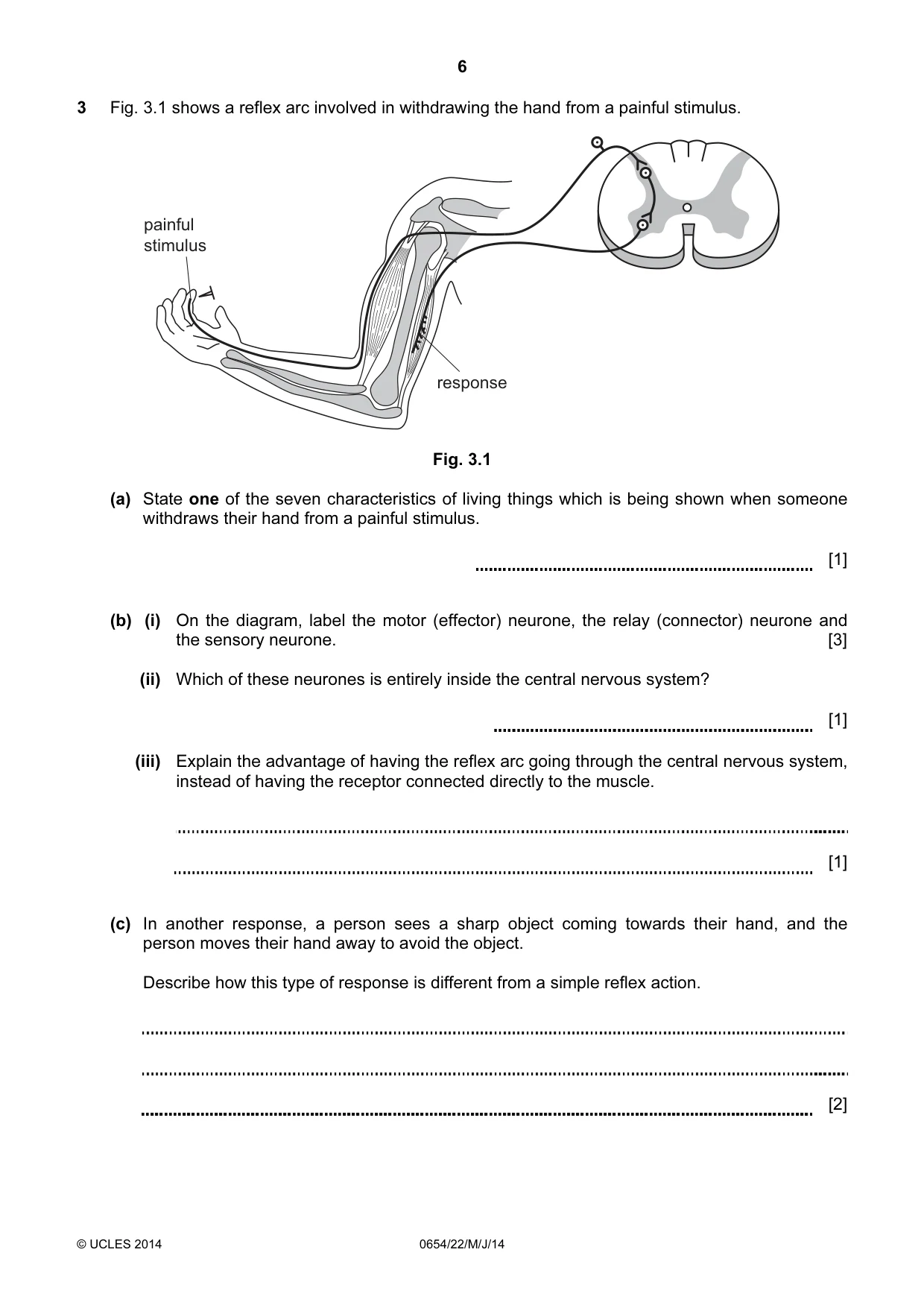 Cambridge IGCSE Sciences - Co-ordinated (Double) 0654 2014 May/June Paper 2 · Variant 2 question paper, page 6 of 28