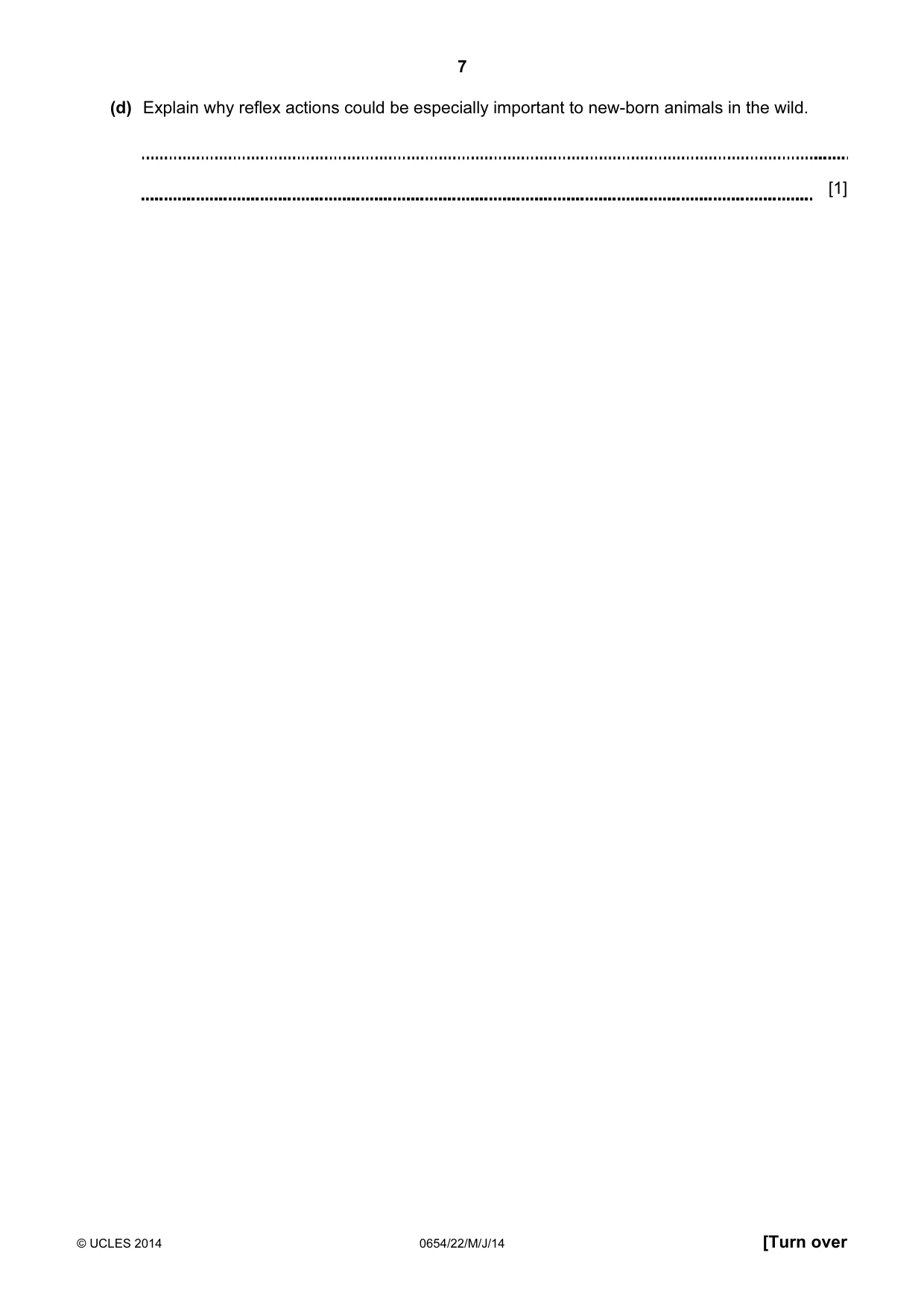 Cambridge IGCSE Sciences - Co-ordinated (Double) 0654 2014 May/June Paper 2 · Variant 2 question paper, page 7 of 28
