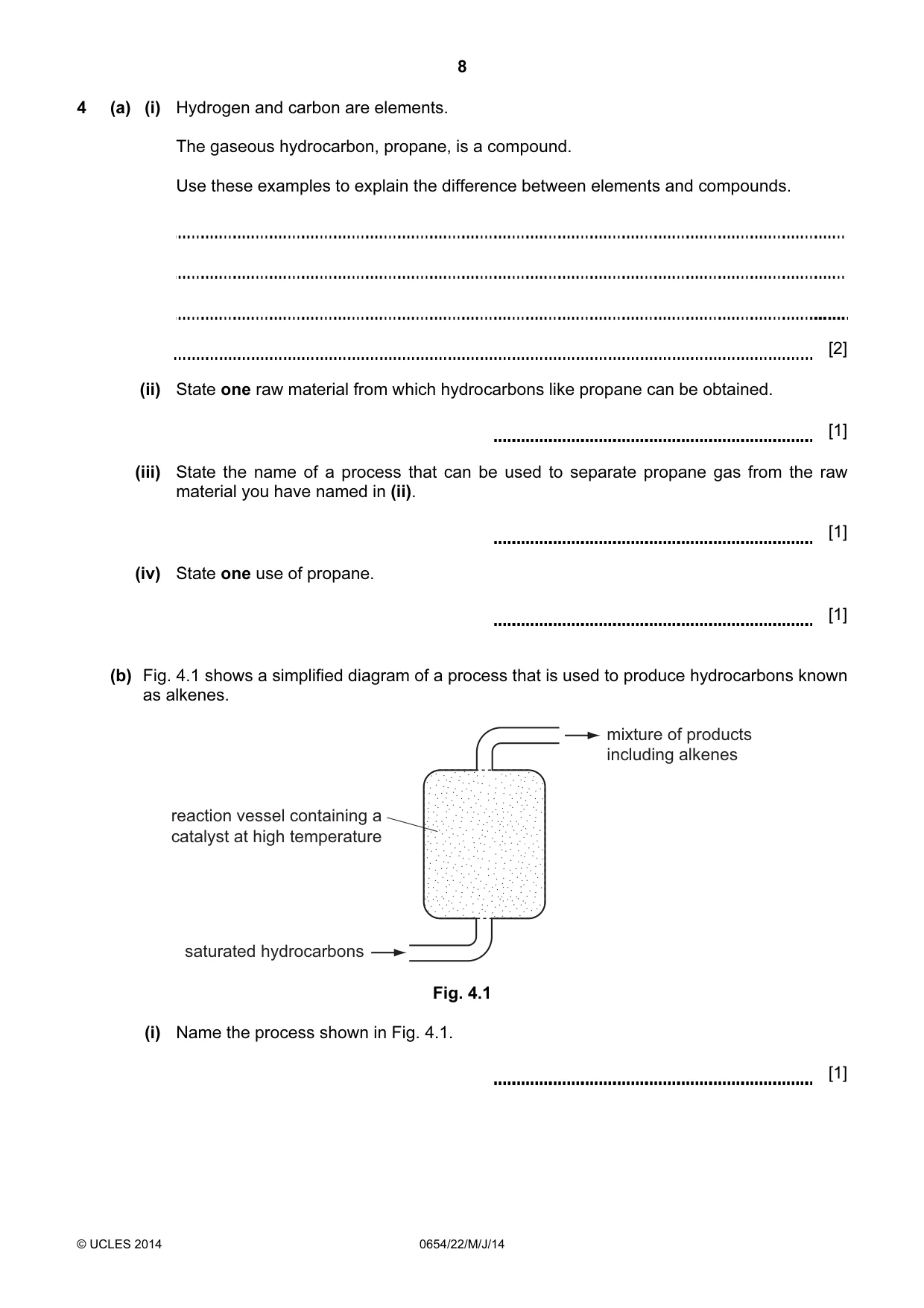 Cambridge IGCSE Sciences - Co-ordinated (Double) 0654 2014 May/June Paper 2 · Variant 2 question paper, page 8 of 28
