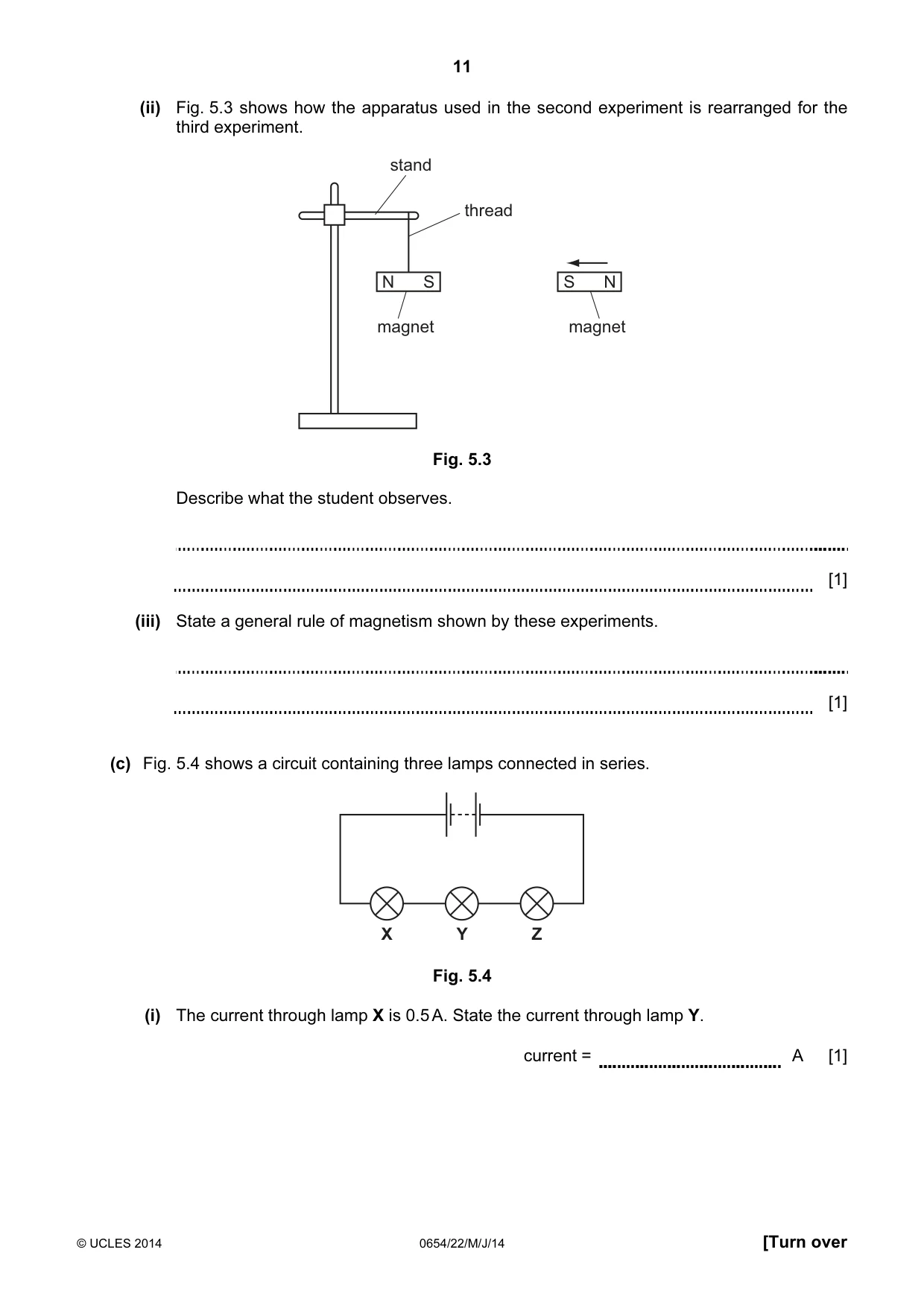 Cambridge IGCSE Sciences - Co-ordinated (Double) 0654 2014 May/June Paper 2 · Variant 2 question paper, page 11 of 28