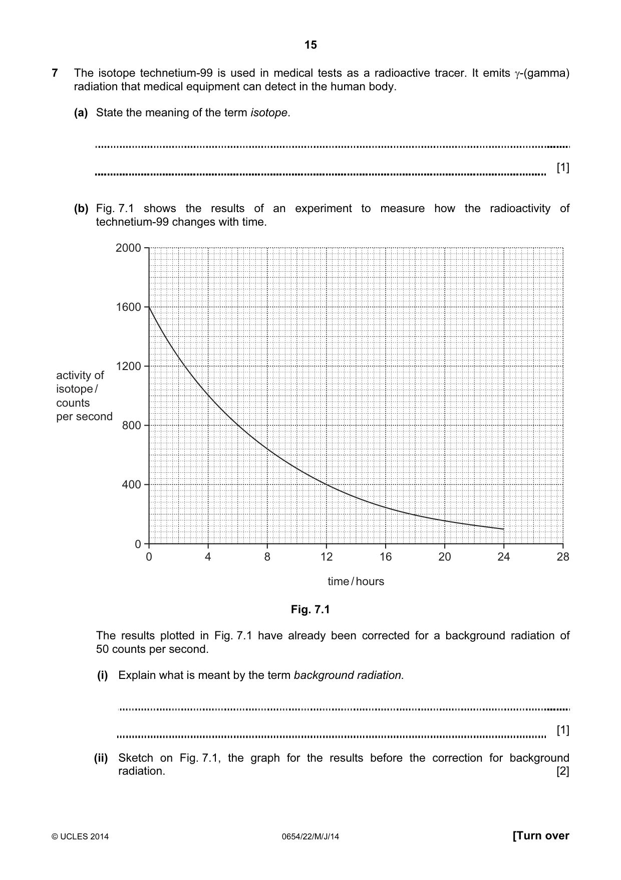 Cambridge IGCSE Sciences - Co-ordinated (Double) 0654 2014 May/June Paper 2 · Variant 2 question paper, page 15 of 28
