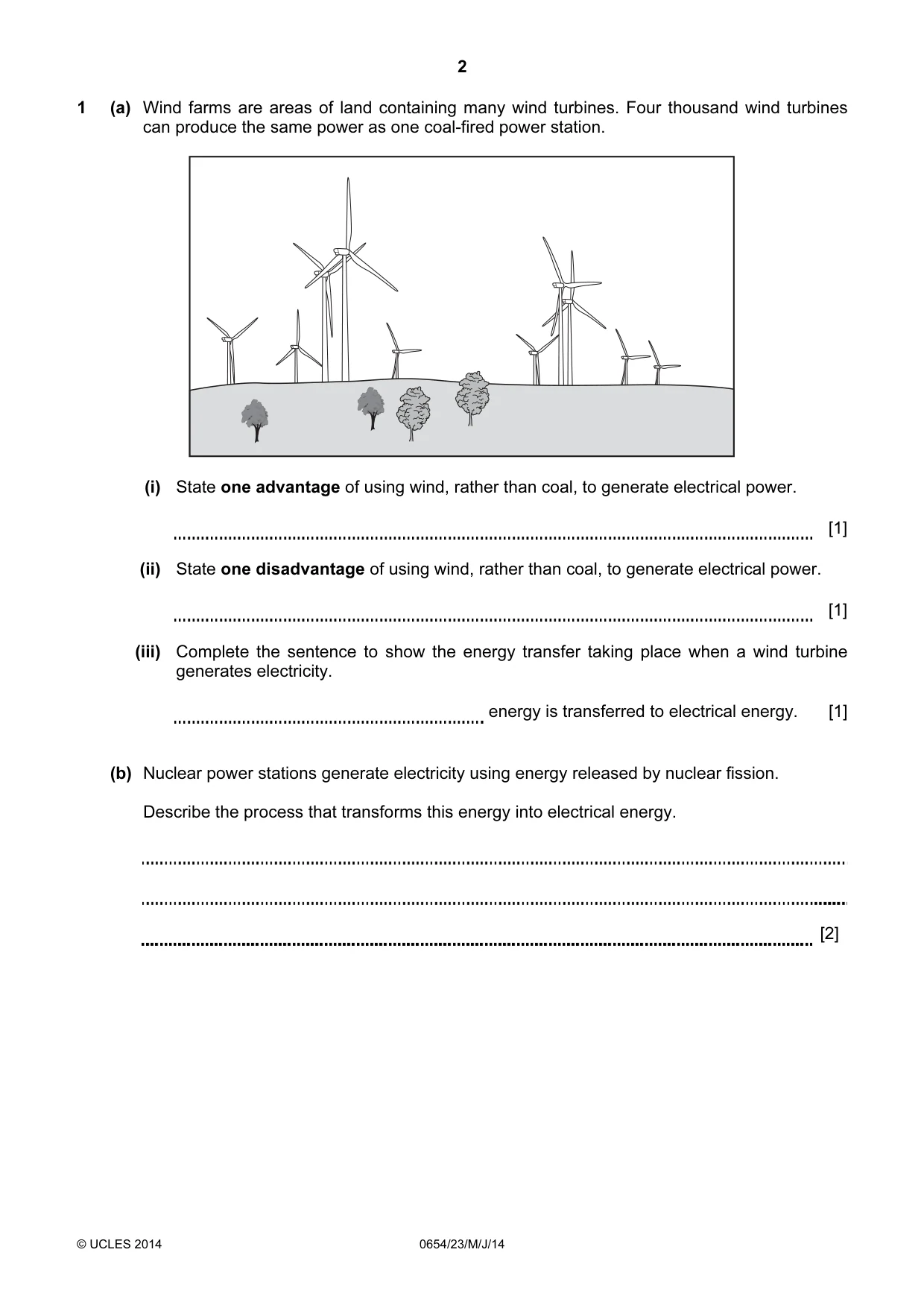 Cambridge IGCSE Sciences - Co-ordinated (Double) 0654 2014 May/June Paper 2 · Variant 3 question paper, page 2 of 32