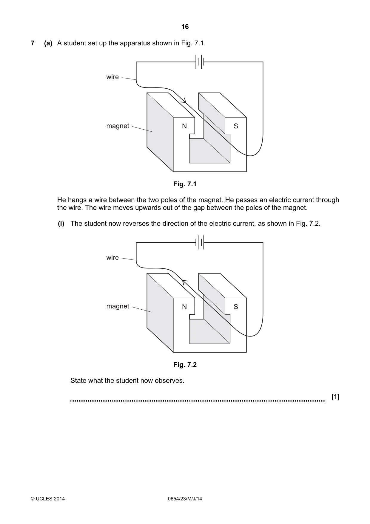 Cambridge IGCSE Sciences - Co-ordinated (Double) 0654 2014 May/June Paper 2 · Variant 3 question paper, page 16 of 32