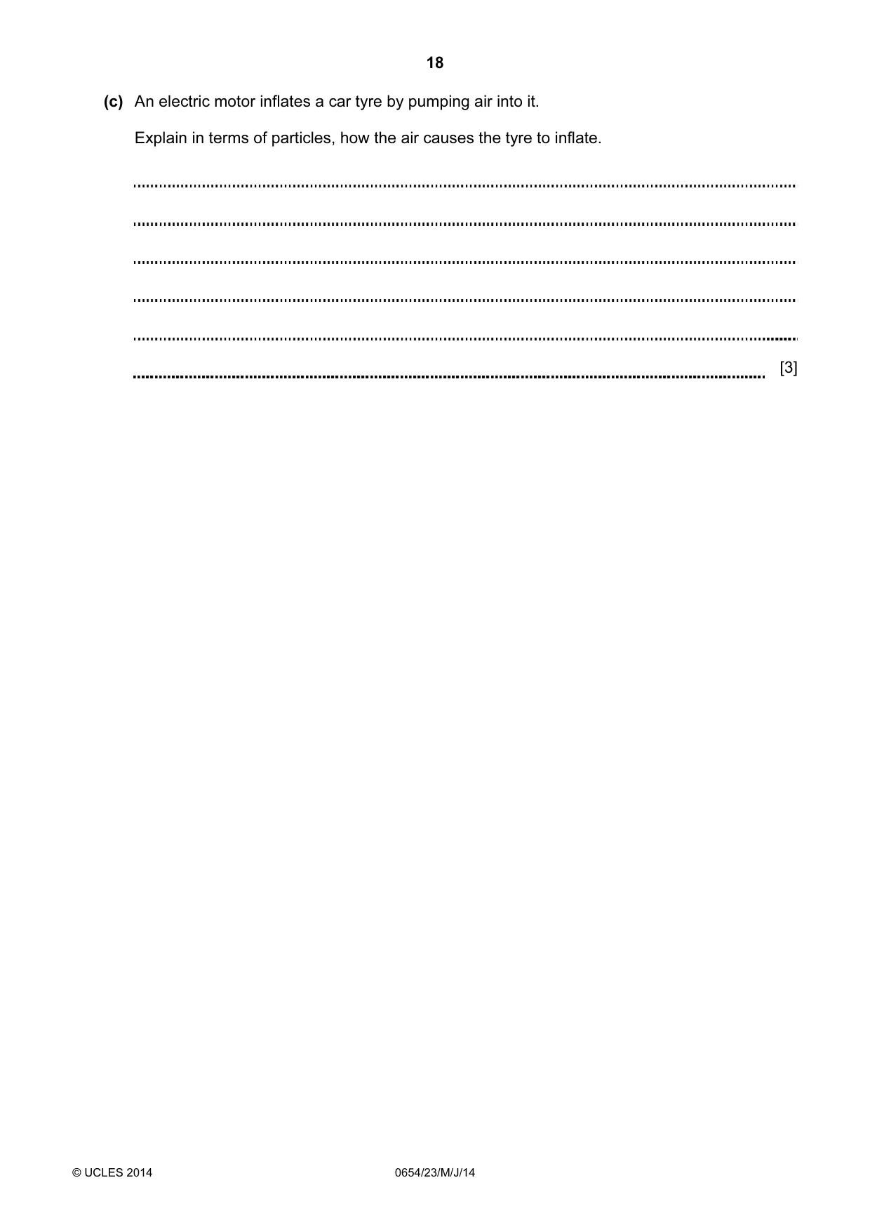 Cambridge IGCSE Sciences - Co-ordinated (Double) 0654 2014 May/June Paper 2 · Variant 3 question paper, page 18 of 32