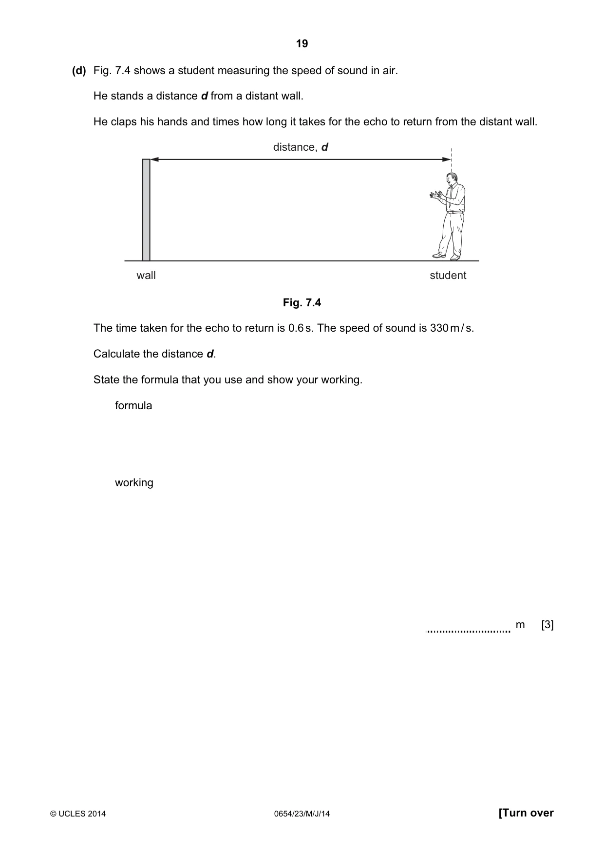 Cambridge IGCSE Sciences - Co-ordinated (Double) 0654 2014 May/June Paper 2 · Variant 3 question paper, page 19 of 32