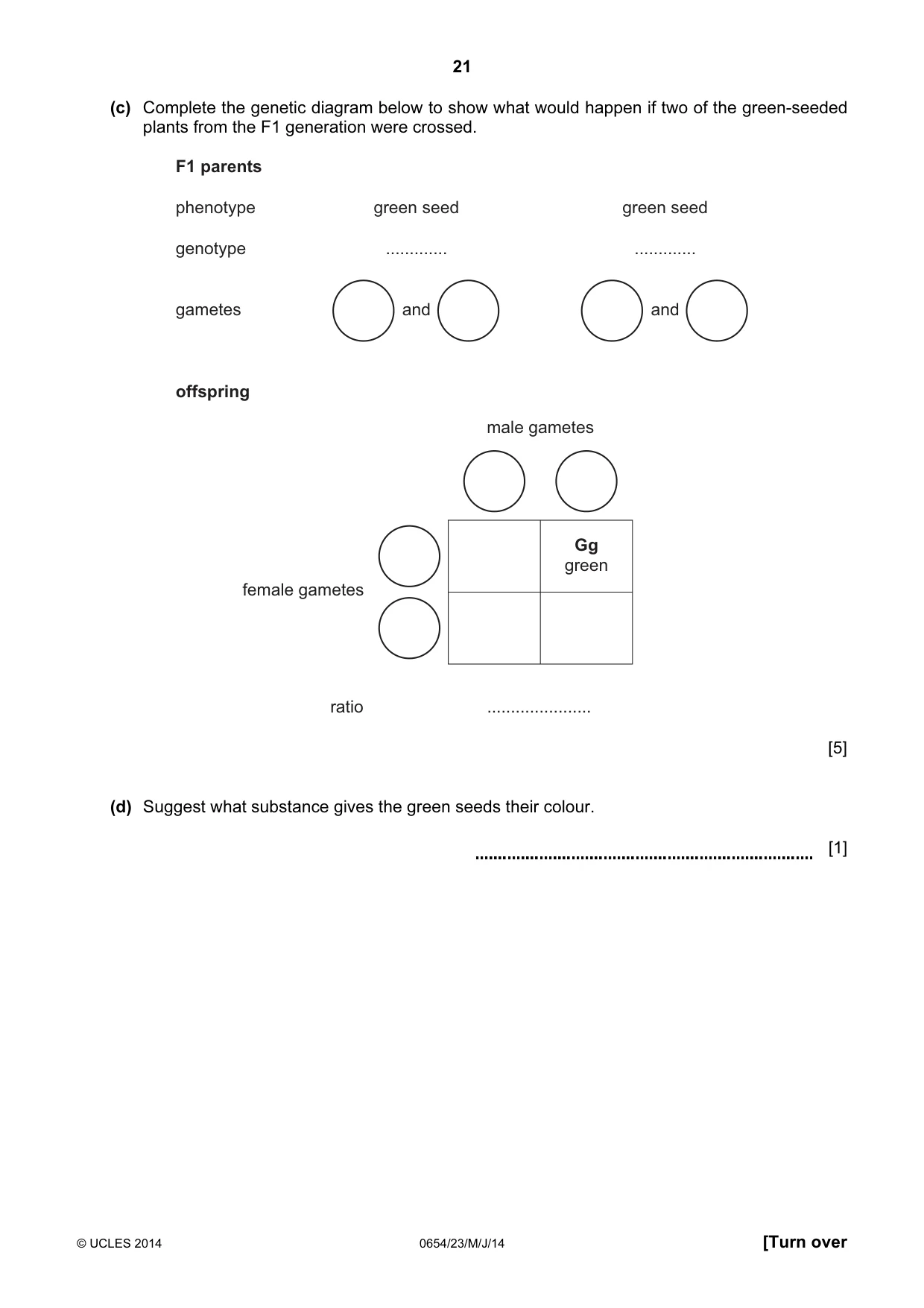 Cambridge IGCSE Sciences - Co-ordinated (Double) 0654 2014 May/June Paper 2 · Variant 3 question paper, page 21 of 32